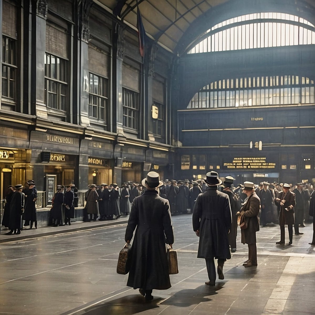 ユーストン駅,フリー写真,(4枚）,ロンドン,1900年代,無料（フリー素材,フリー画像）02