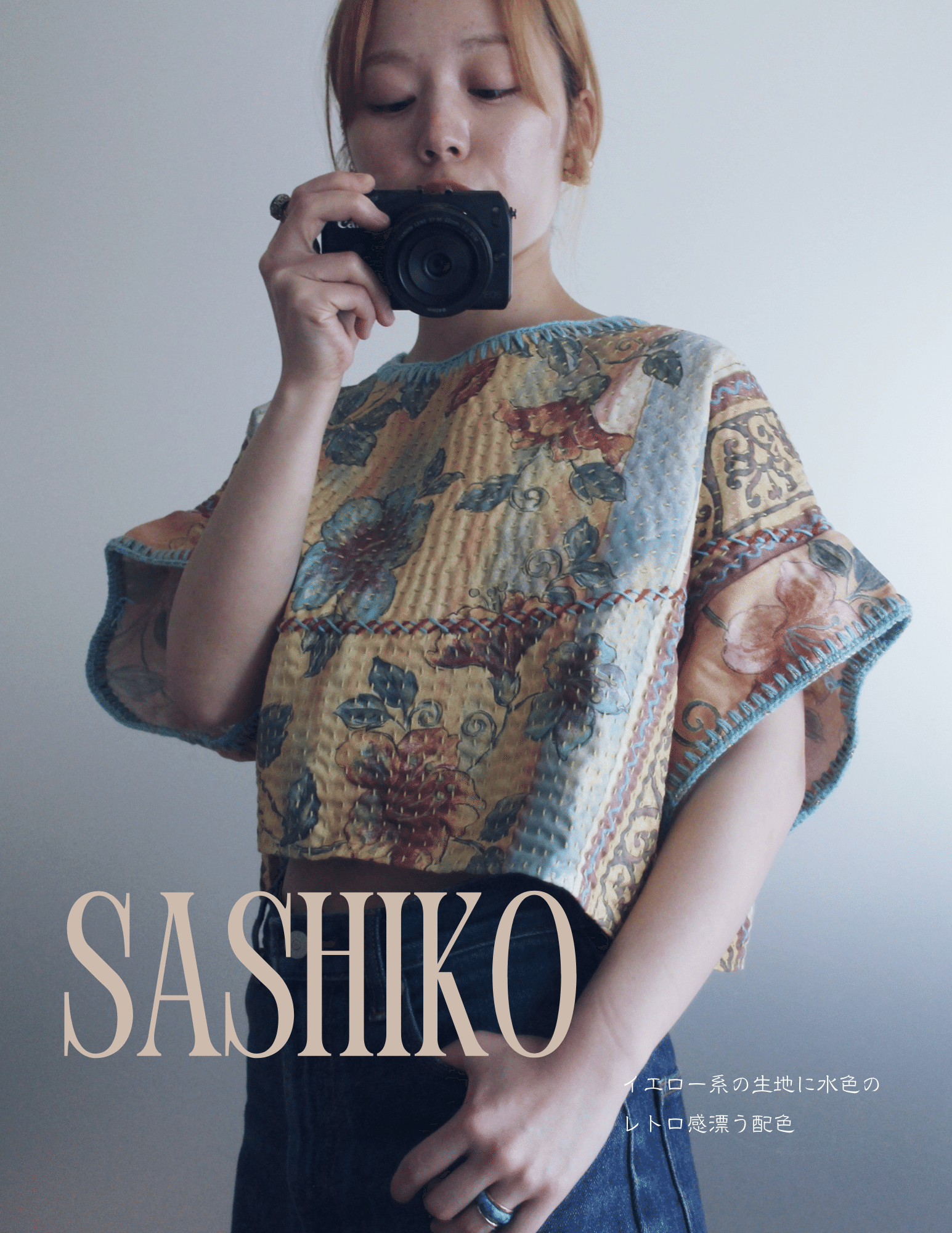 SASHIKO TOPS【着 る 絵 画】|飾人-shokunin- SASHIKO TOPS【着 る 絵 画】|飾人-shokunin-