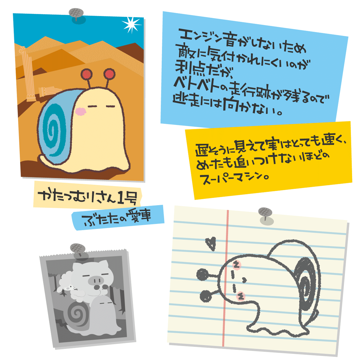 かたつむりさん1号プロフィール｜decosmith