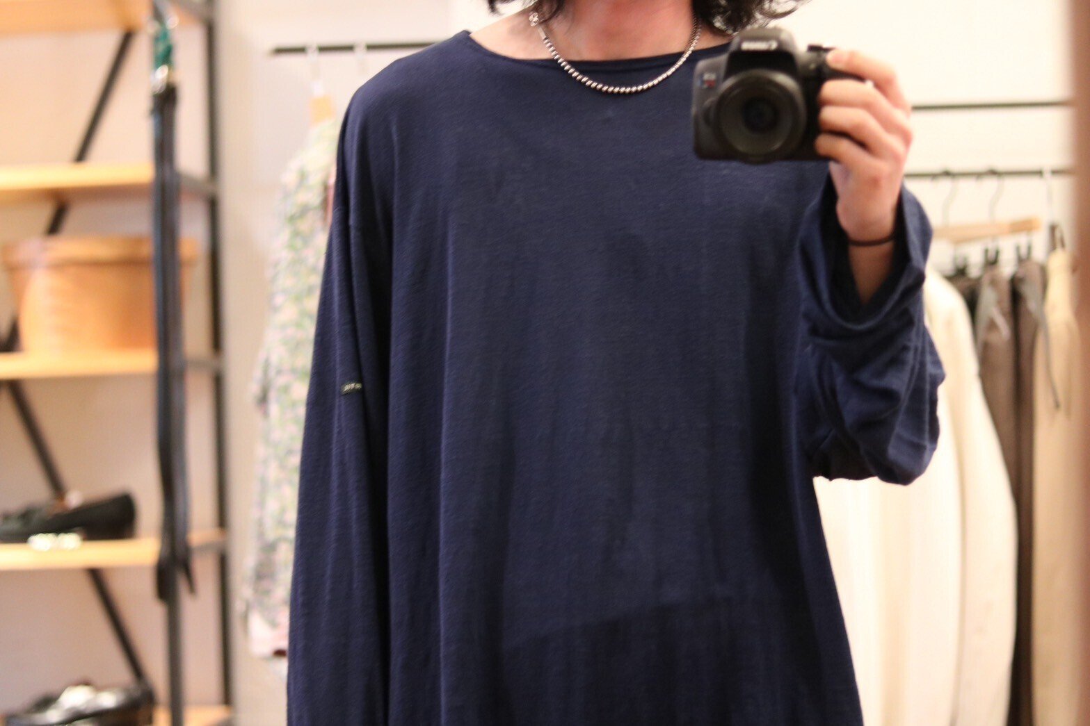 outil ウティ : TORICOT AAST バスクシャツ outil ウティ : TORICOT AAST バスクシャツ (OFF/EMPIRE YELLOW