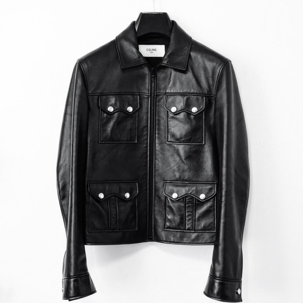 CELINE Goatskin Blouson size48 エディ期 CELINE Goatskin Blouson size48 エディ期