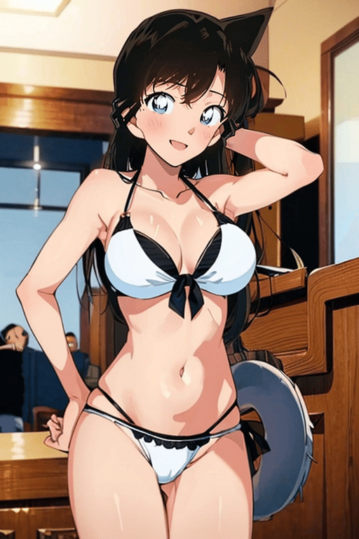 コナン　エロ　蘭　ai画像 