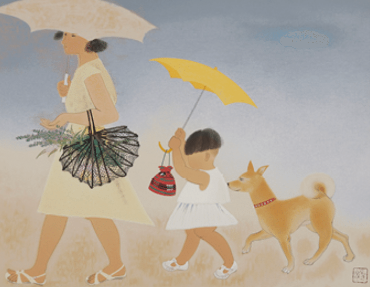 小倉遊亀】 版画 / シルクスクリーン「径」 査定 買取 致します