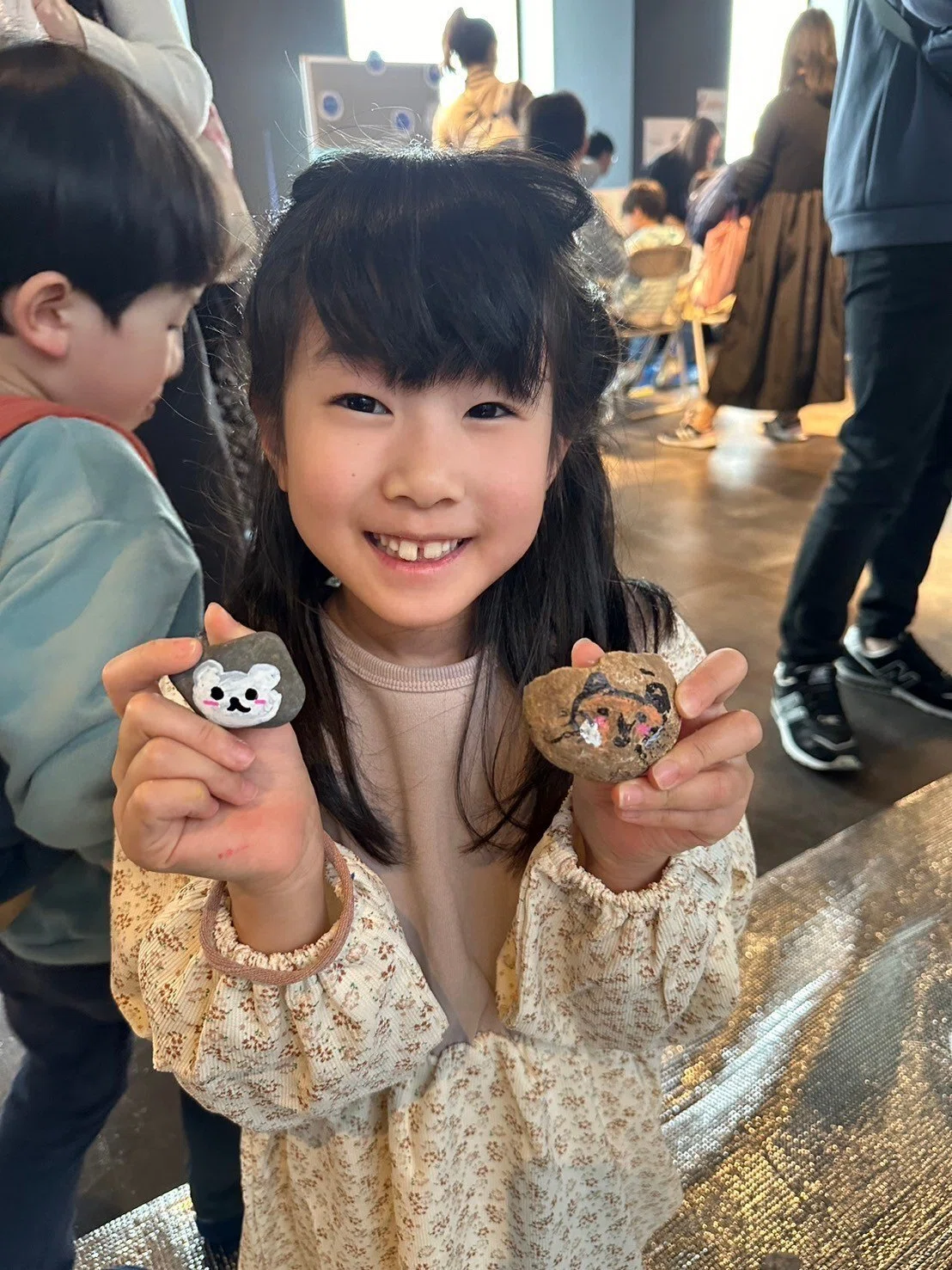 ロックペインティングで絶滅危惧動物を描こう!」@ヘンテコ ロックペインティングで絶滅危惧動物を描こう!」@ヘンテコ