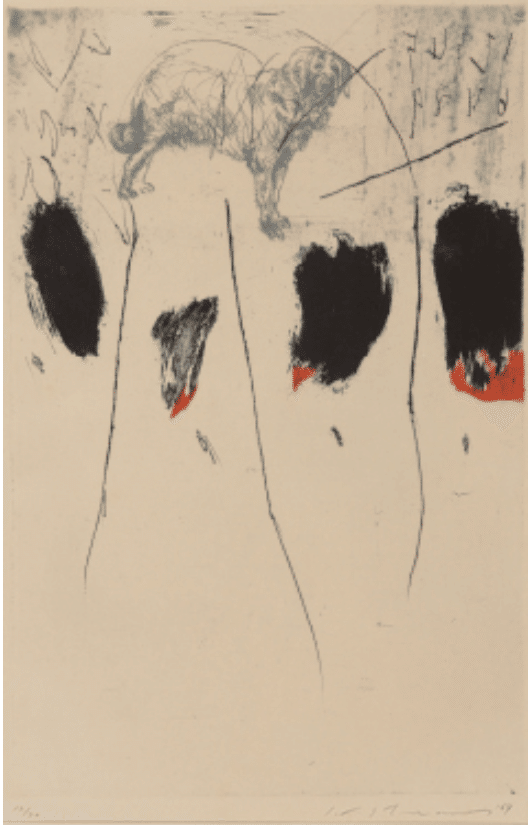 池田満寿夫】 銅版画 「登場する犬」1964年査定 買取 致します。|井浦 池田満寿夫】 銅版画 「登場する犬」1964年査定 買取 致します。|井浦