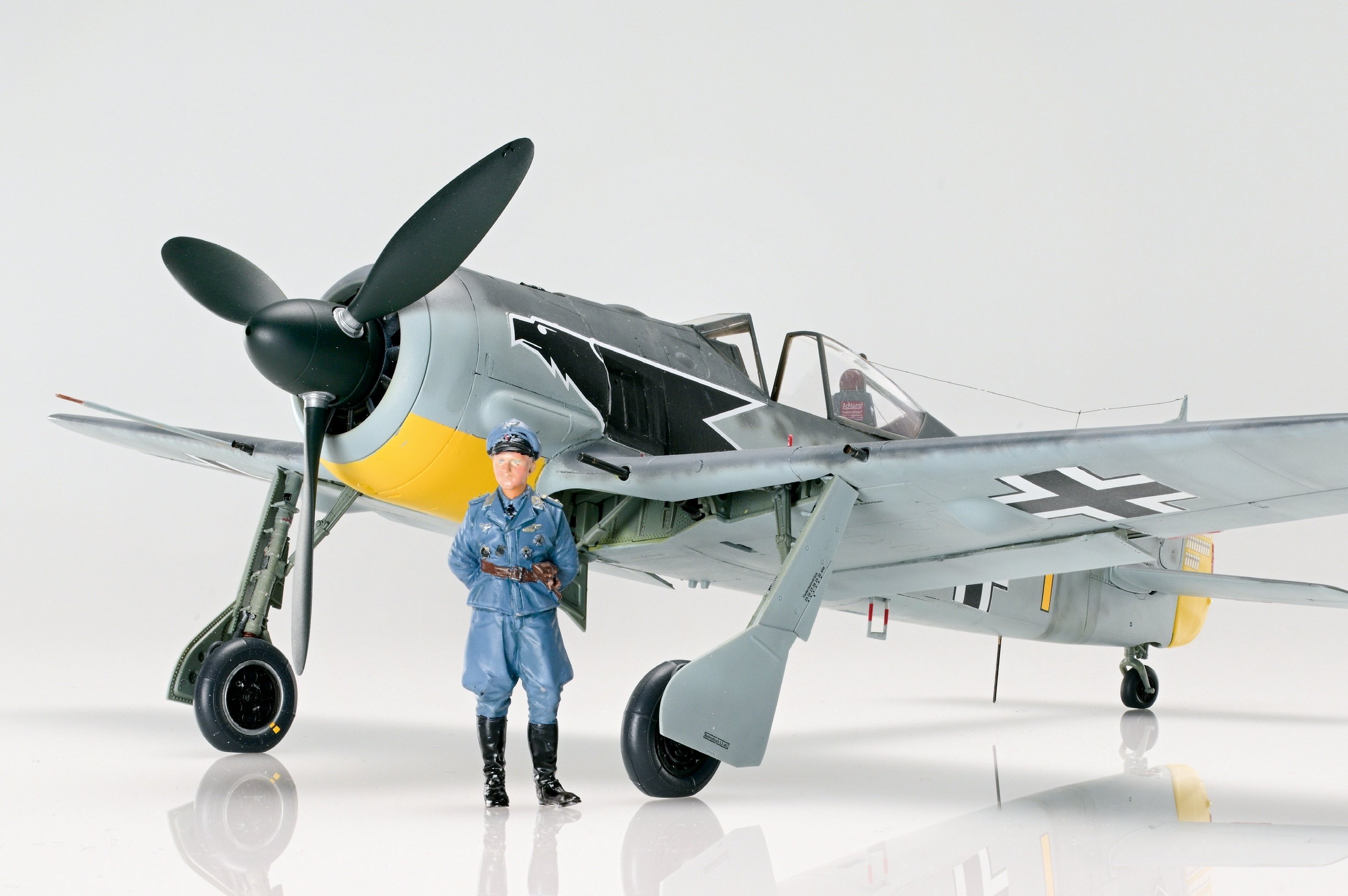 プラモデル完成機　1/48　フォッケウルフ(2) プラモデル完成機 1/48 フォッケウルフ(2)