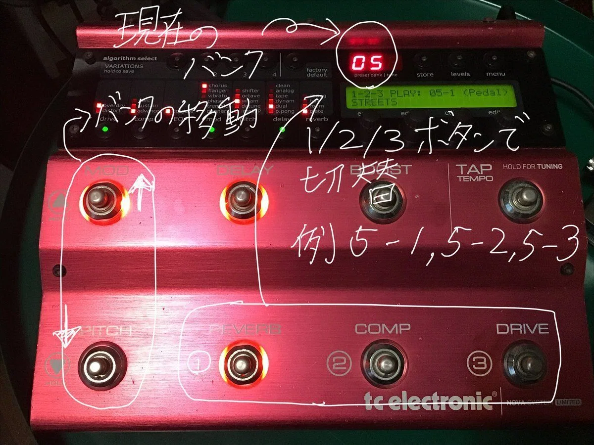 tc electronic / NOVA SYSTEM 使い方メモ｜Ruki-Bear