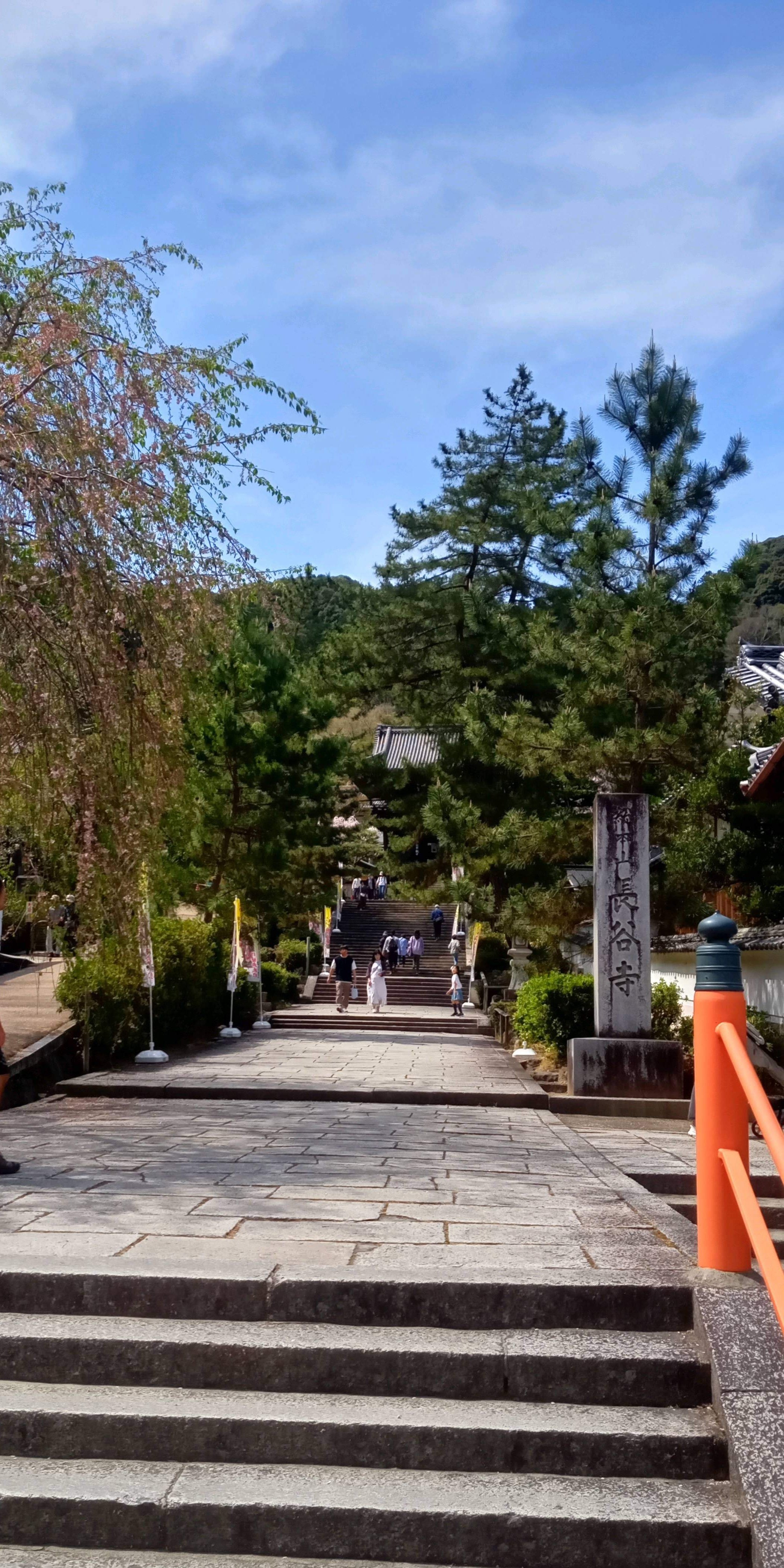 八十八面観音巡礼［長谷寺］、初瀬ダム〜興喜天満神社、残り桜、初瀬