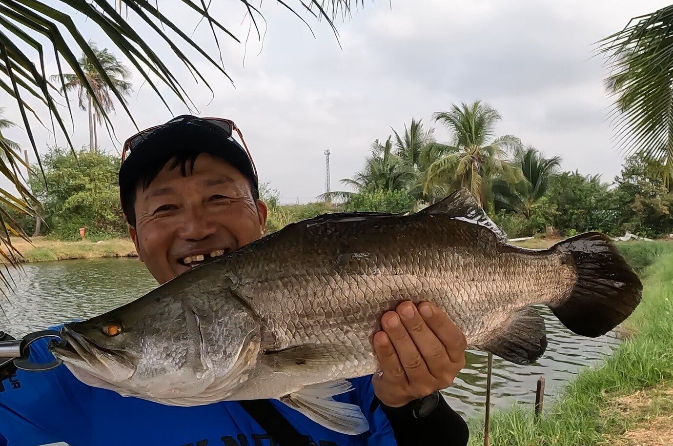 トップで楽しむバラマンディ釣堀 バンコク・アーサーフィッシング