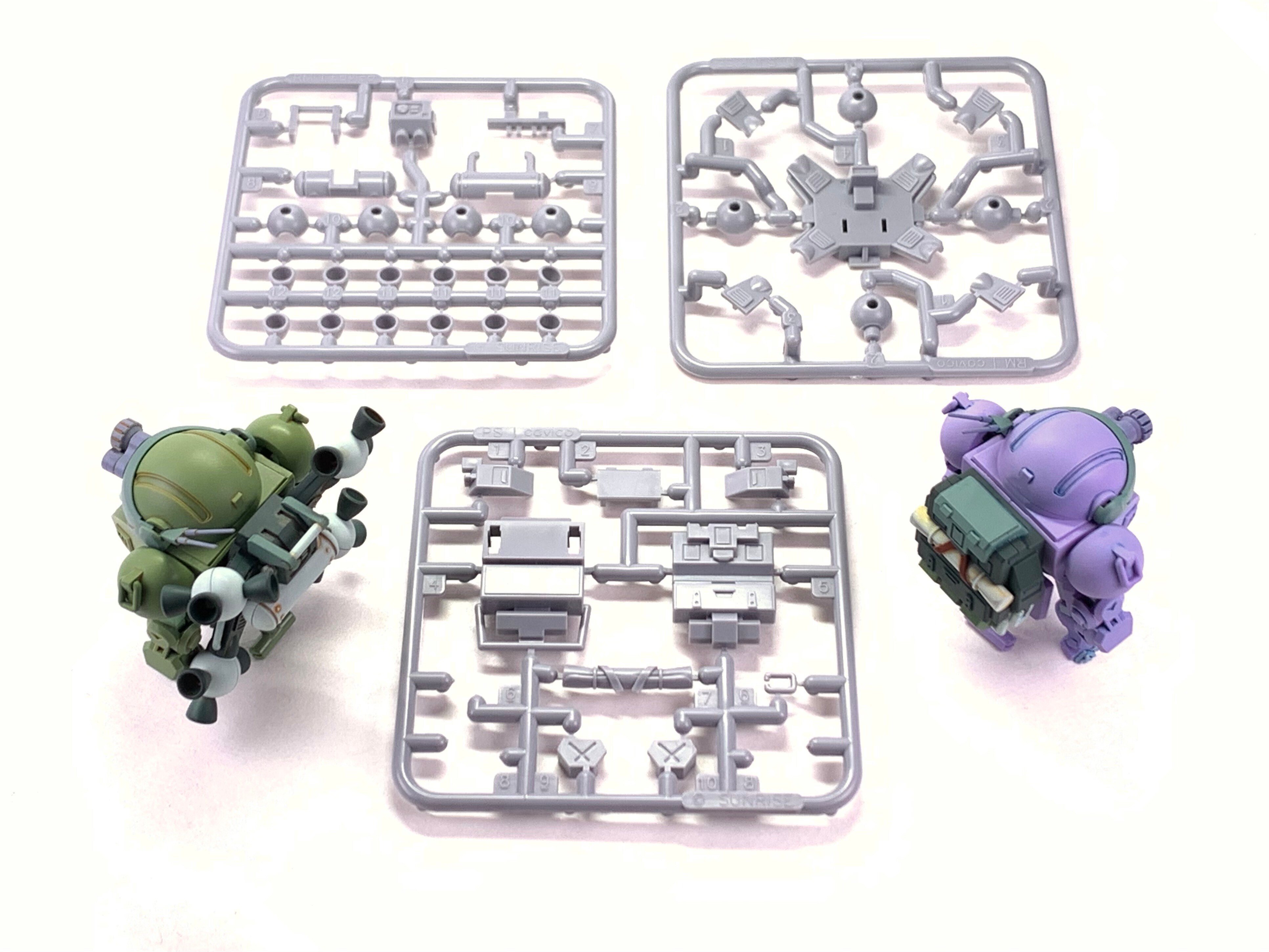 スコープドッグ ラウンドムーバー&パラシュートザック 宇宙戦