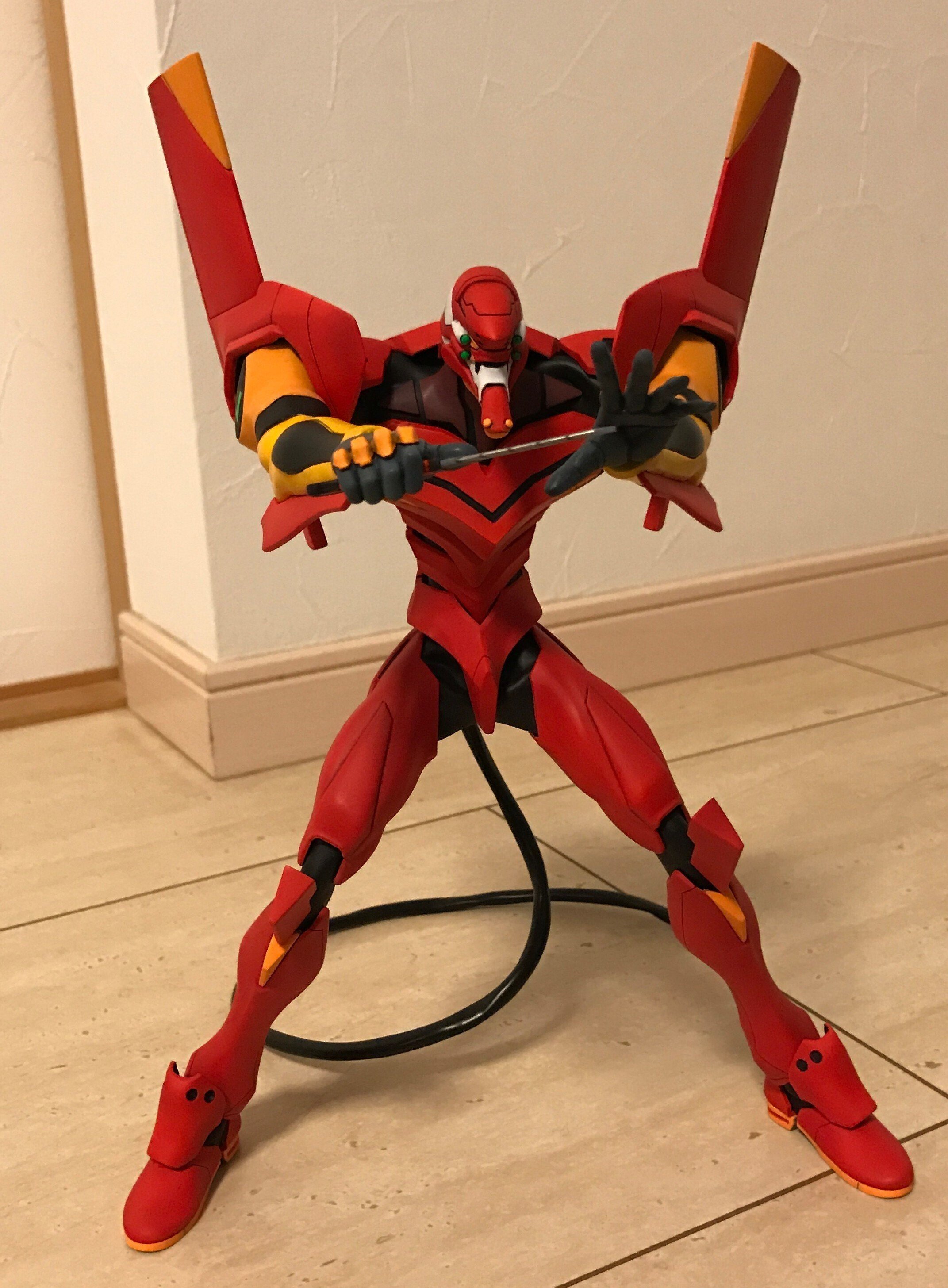 ガンダム　エヴァンゲリオン　プラモデル　初号機　弐号機　Gガンダム PG エヴァンゲリオン弐号機（TV版）製作記｜ririwo