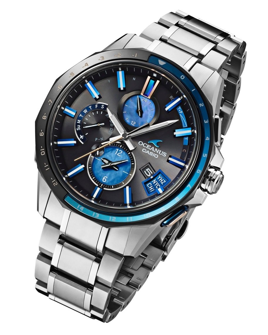 OCEANUS 腕時計 電波ソーラー クオーツ OCW-500-TDJ シルバー系