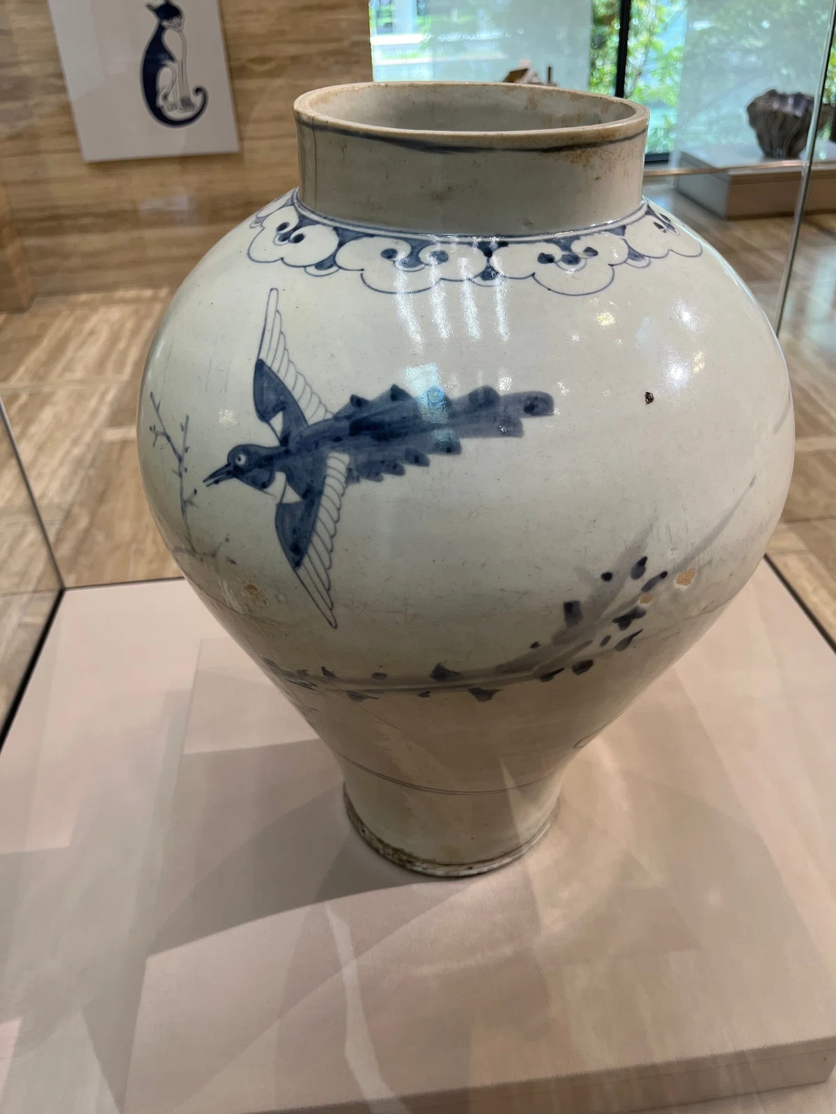 中国古美術 宋時代白釉 磁花瓶 陽刻 栄え