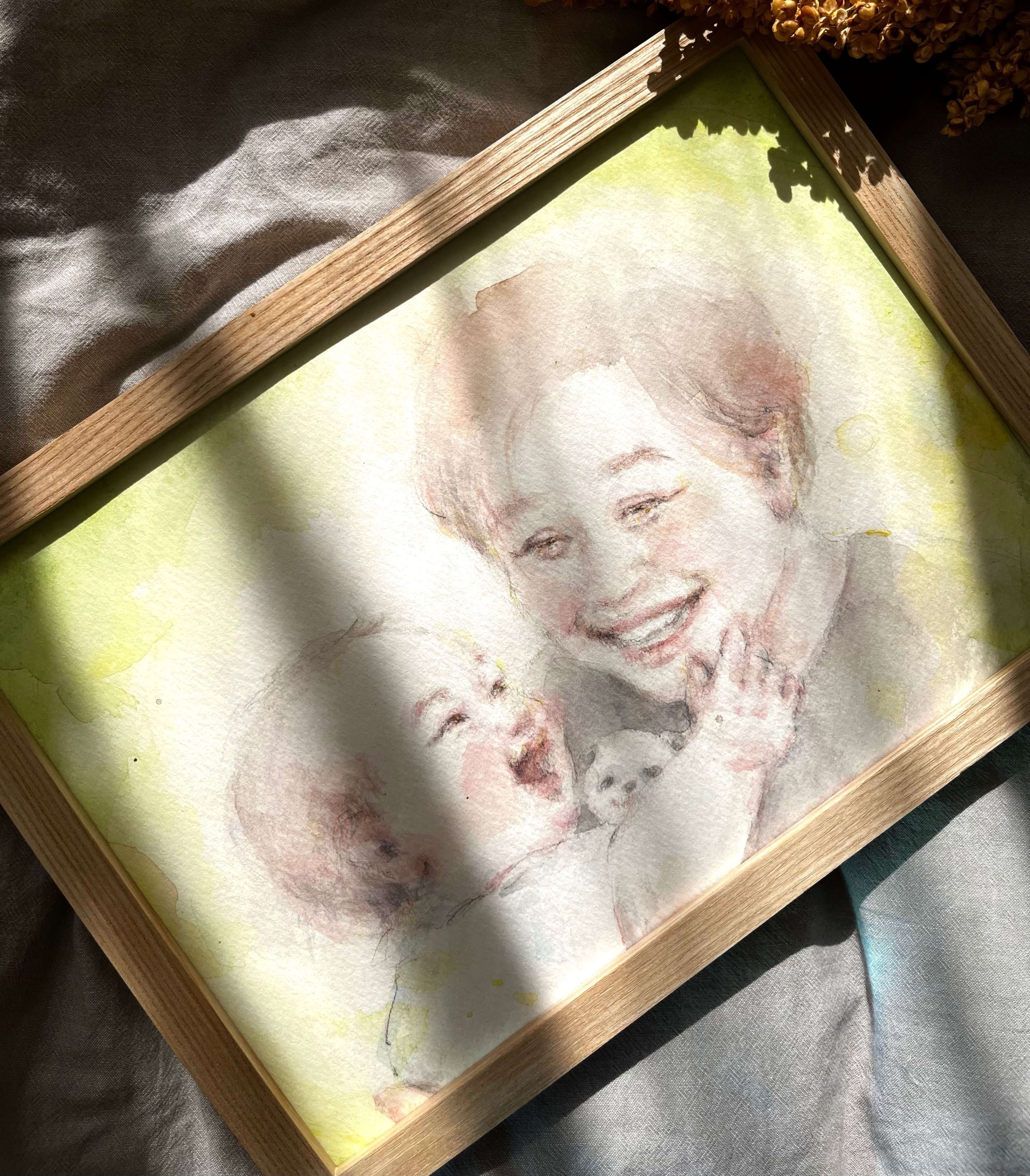 心残りが消えた。水彩画で実現した亡き母と息子の出会い《「オーダー