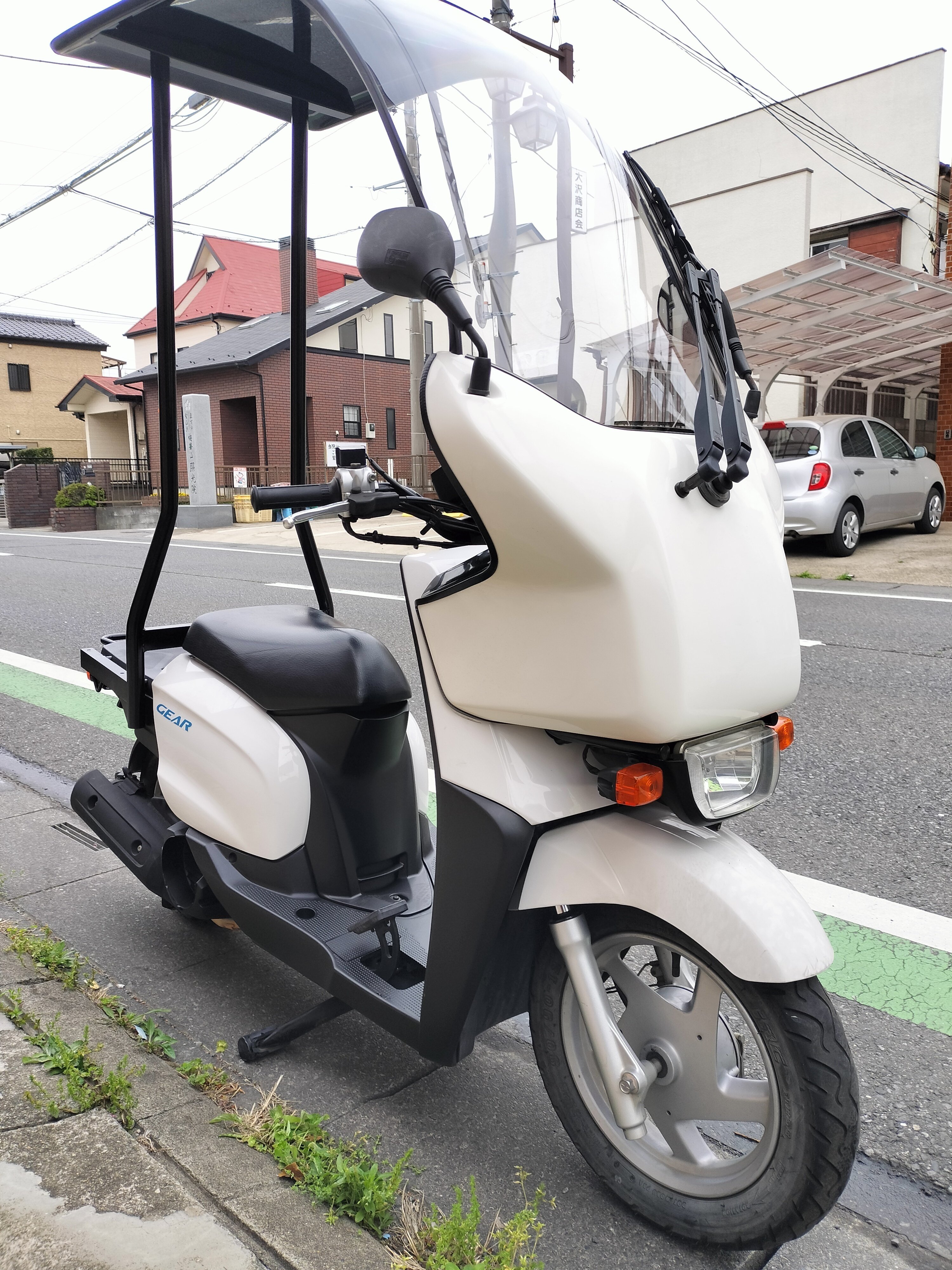 ヤマハ ギア 帝都産業ルーフ付き UA08J FI車 ご成約致しました】UA08J 50cc 帝都産業ルーフ②｜suzukimotors