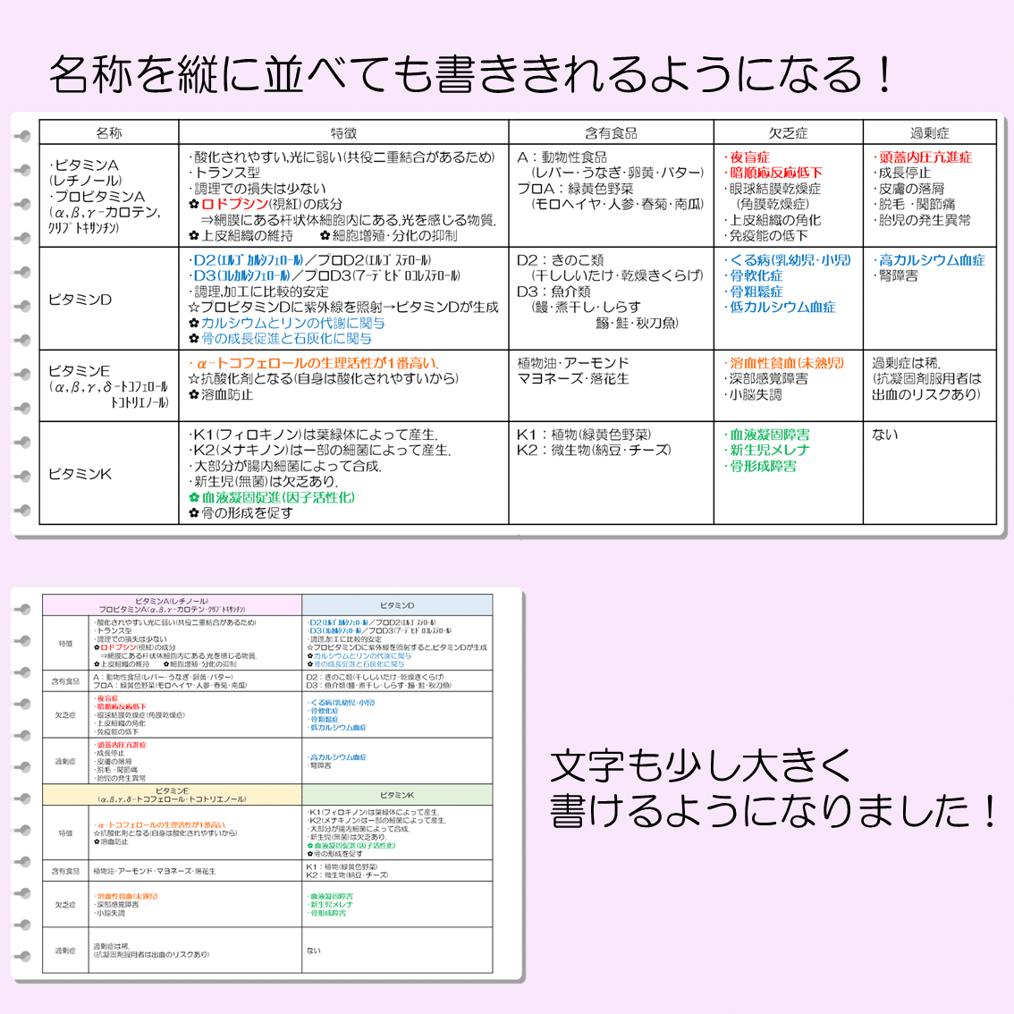 まとめノートの作り方①【基本＆基礎栄養学編】｜ujishio
