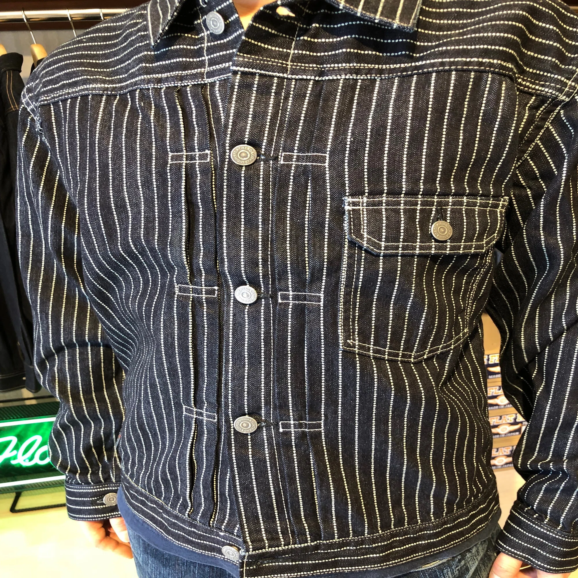 FLAT HEAD 神宮前店】～神宮前店限定ウォバッシュデニムジャケット 