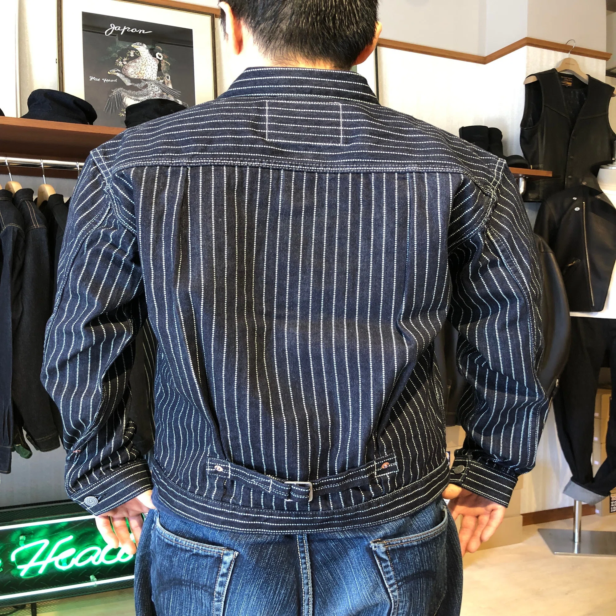 FLAT HEAD 神宮前店】～神宮前店限定ウォバッシュデニムジャケット 