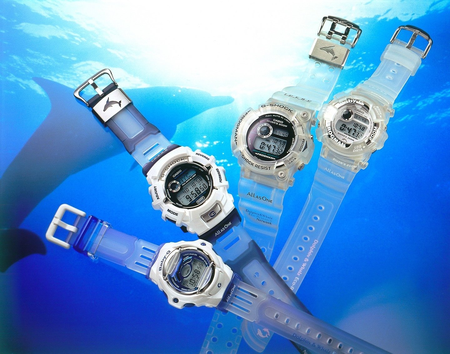 カシオ・G-SHOCK】第六回国際イルカホエール会議限定モデル カシオ・G-SHOCK】第六回国際イルカホエール会議限定モデル