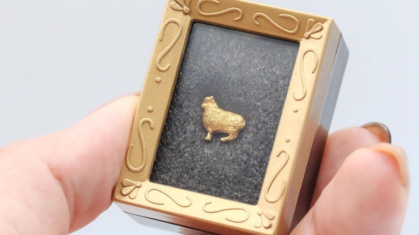 純金製品のJUNGOLDから「純度99.9％の無垢の純金でつくるミニチュア