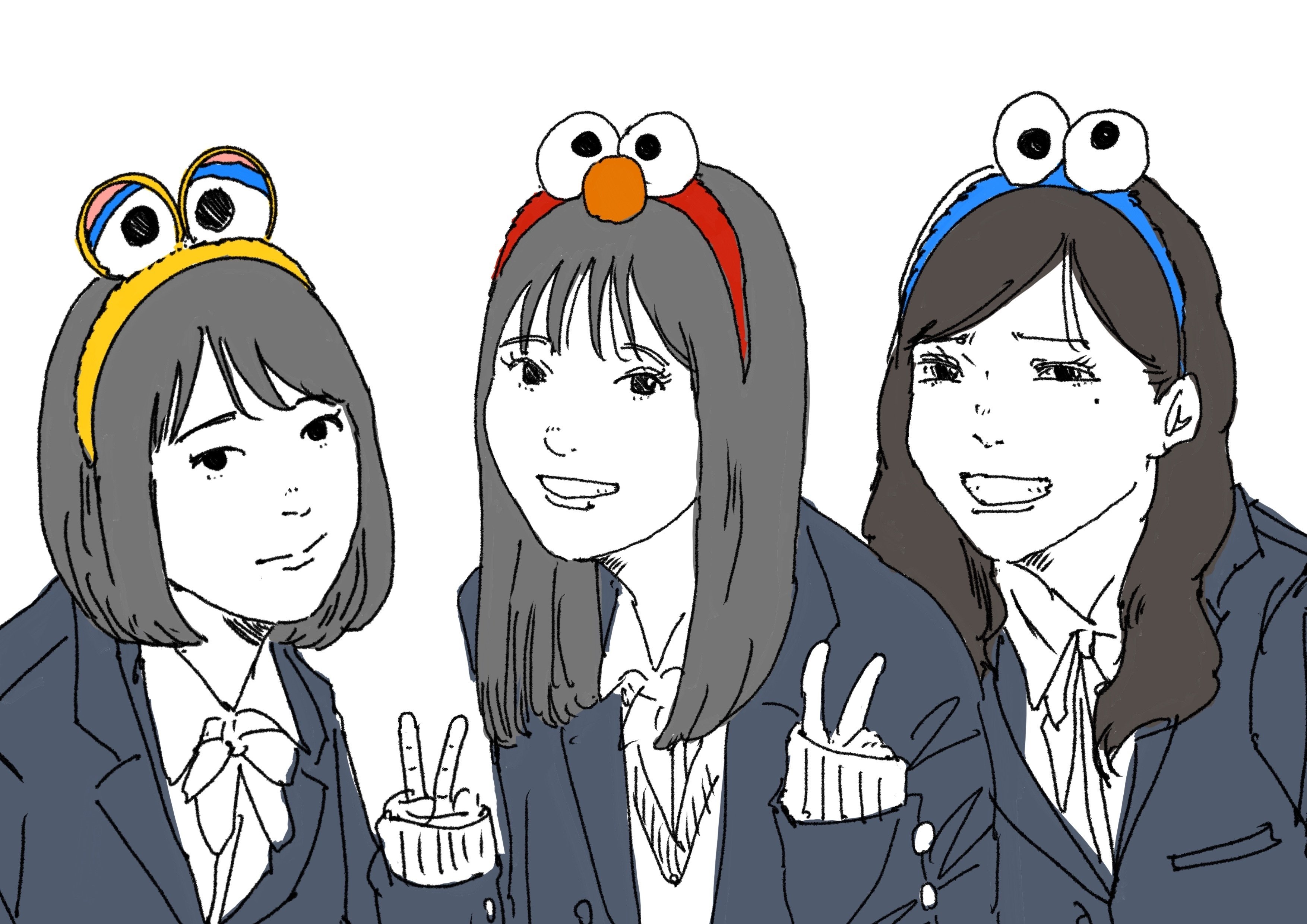 セサミストリートのカチューシャ｜ロマンス道場 沖谷えんぴつ