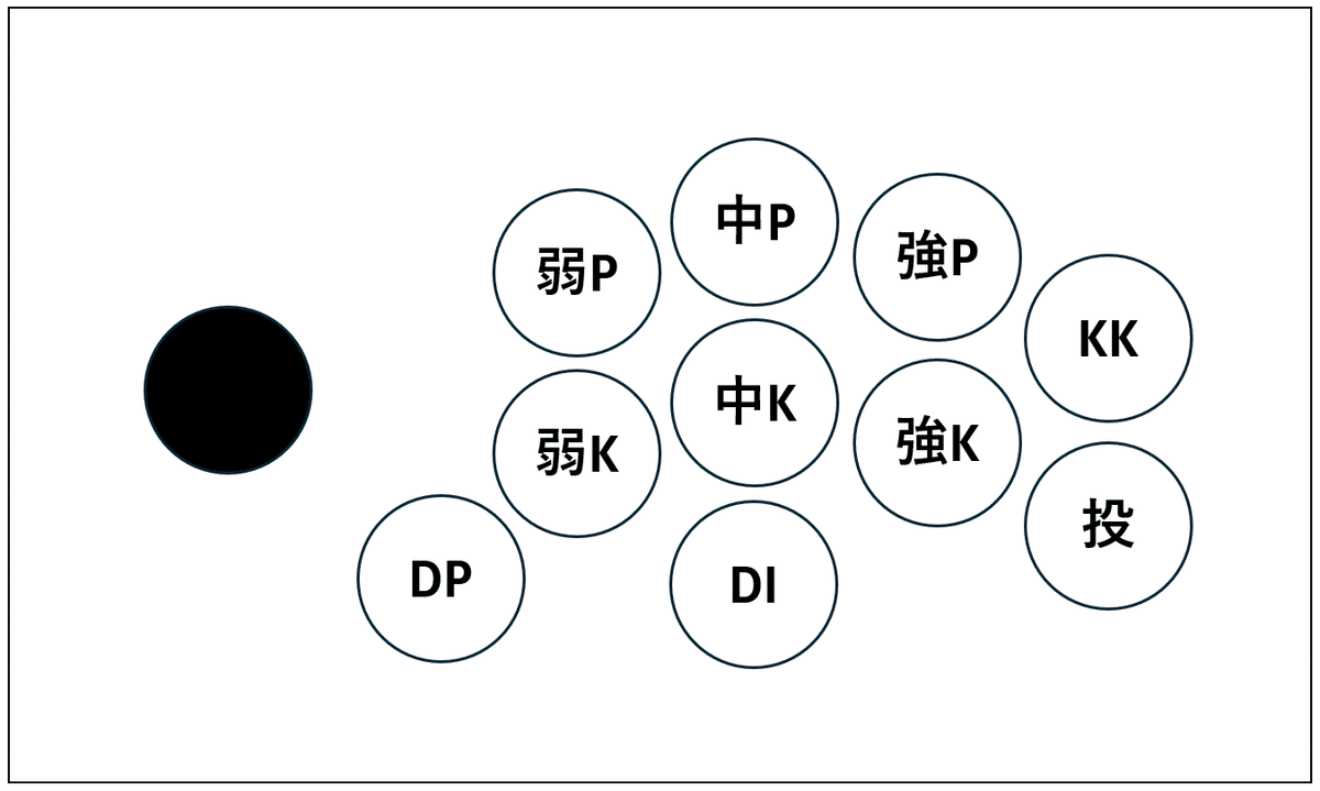 スト6カスタム】レバーレスコントローラー スト6向けボタン配置