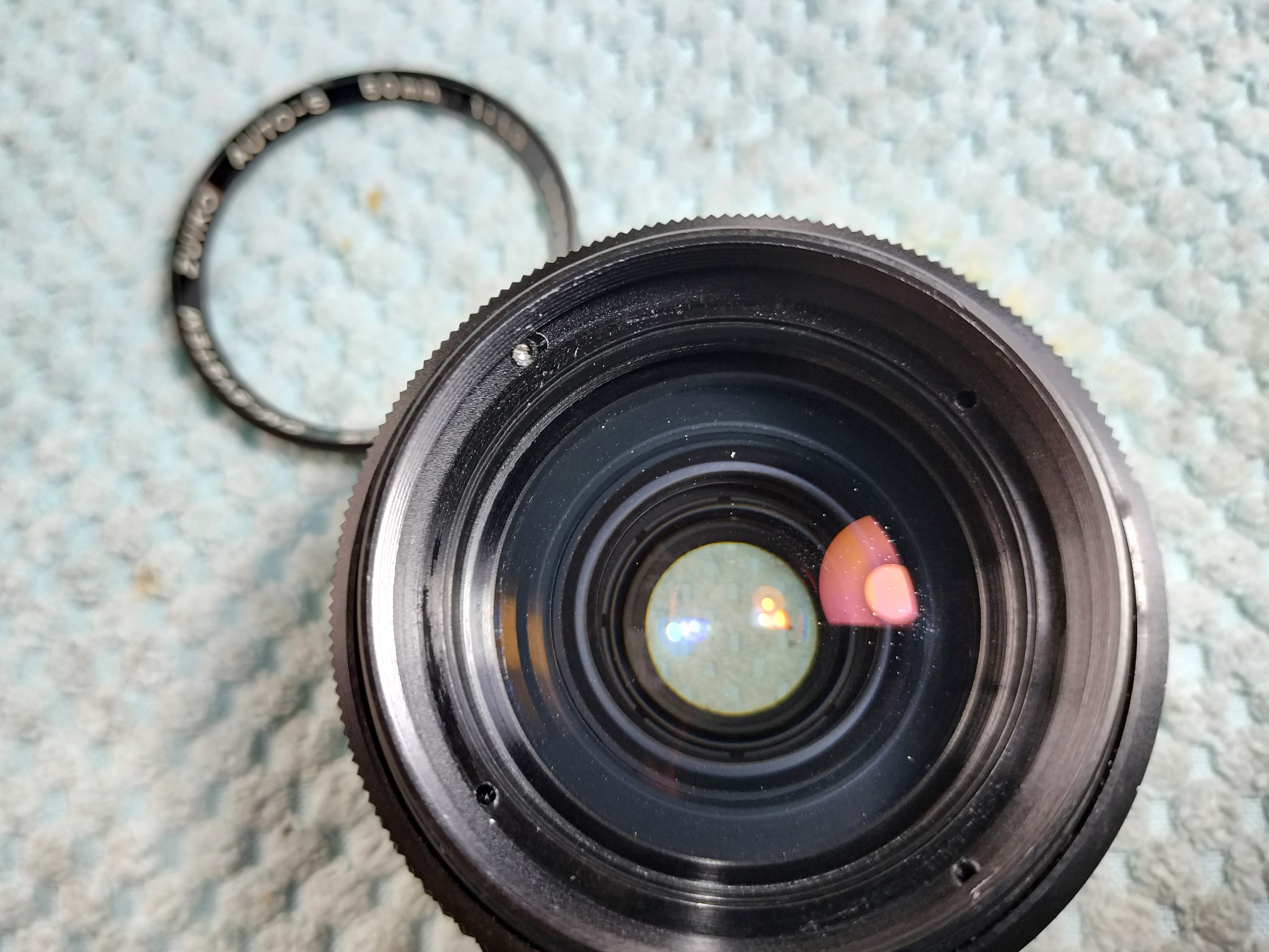 Olympus OM-SYSTEM 50, 55mm F/1.2の分解｜フィルムカメラ修理のアクア