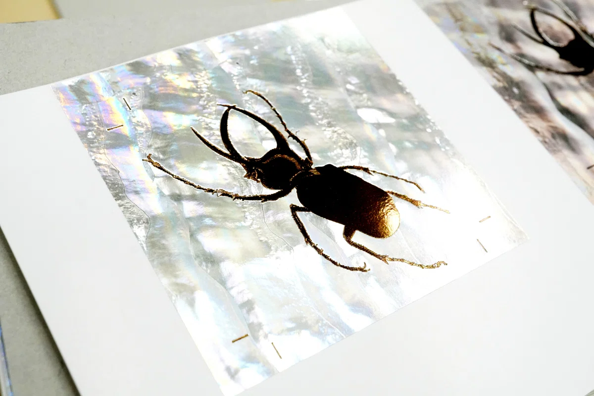 48x48mm Foil-Stamped Stickers Created with Junko Tsuda, Editor-in-Chief ...