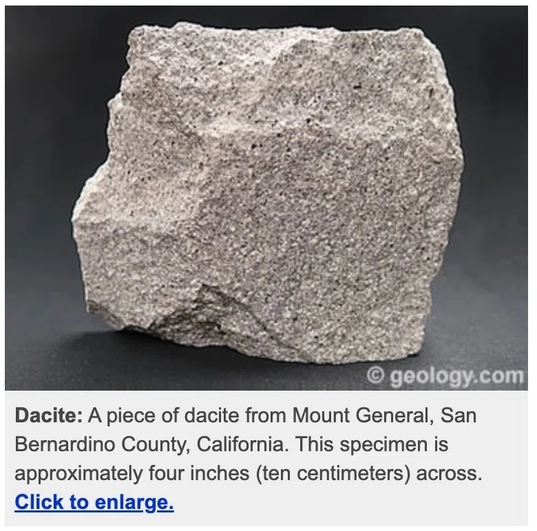 Dacite Sio2 Dacite|Yusuke