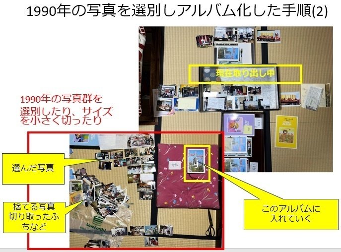 断捨離】母がためた9500枚の写真を1520枚・38冊のアルバムに (その2