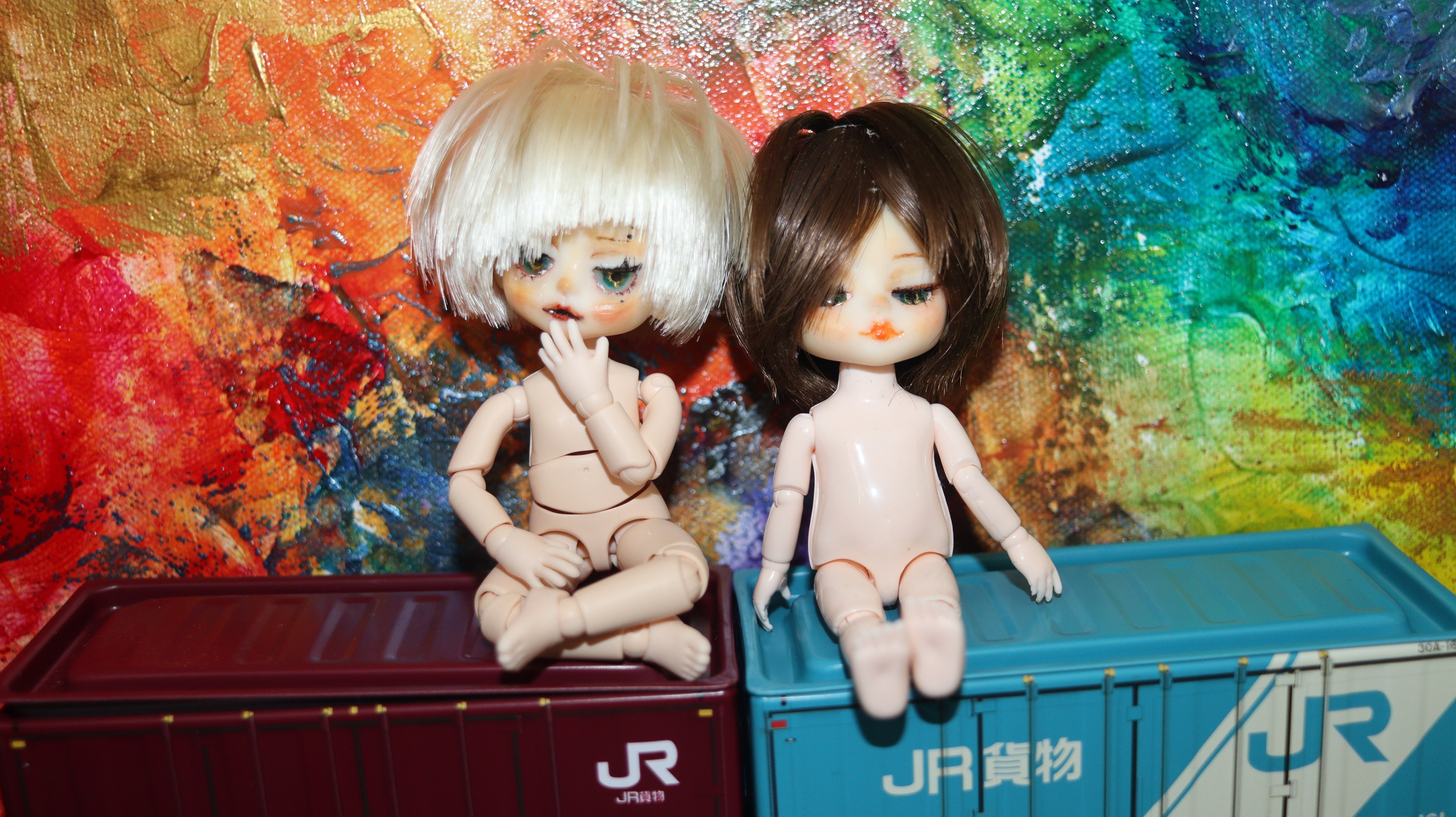 セリアヘッドミニ＋オビツ11｜88