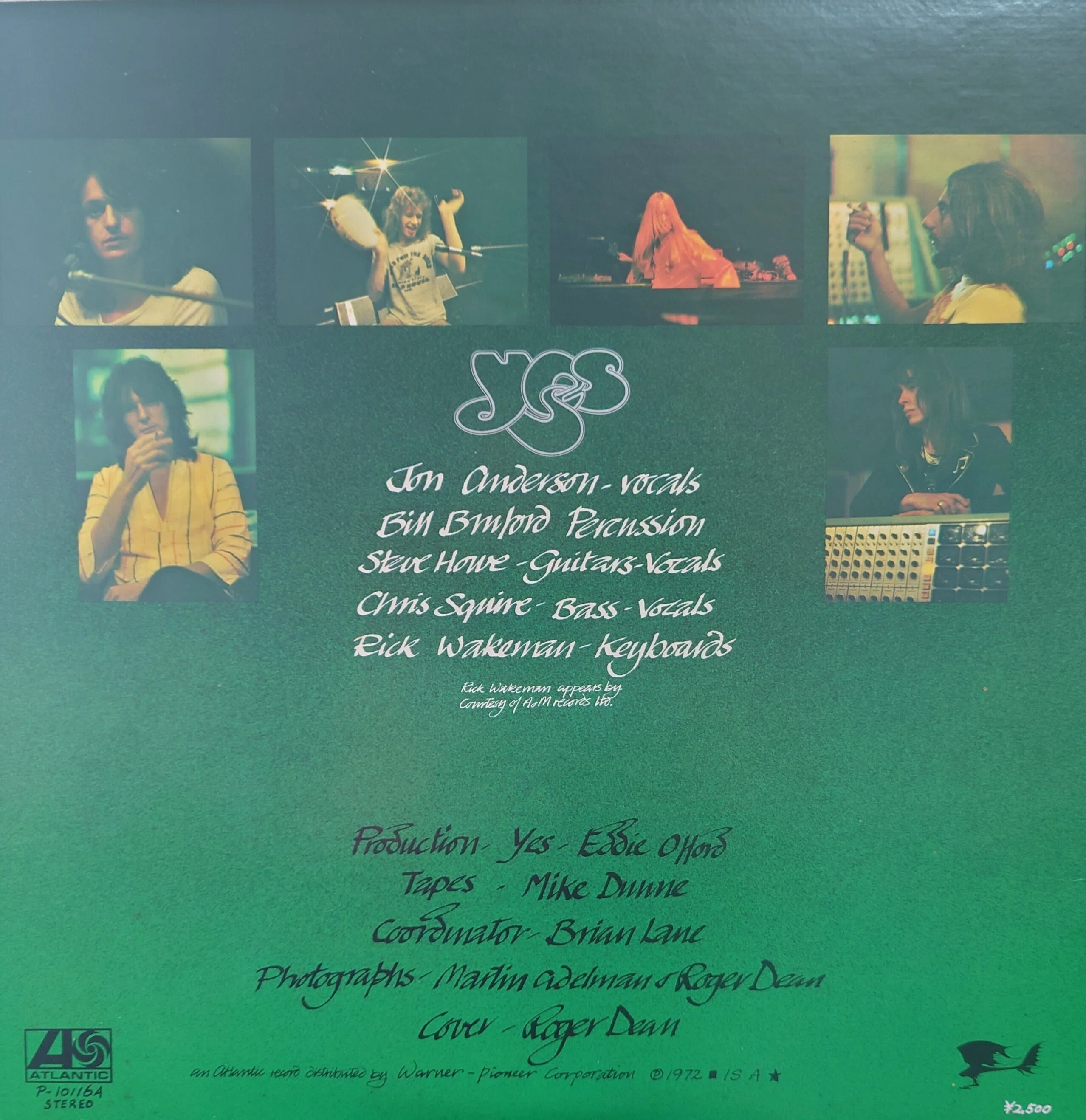 1972年レコード】40)YES ： 危機(Close to The Edge)｜ワイバーン