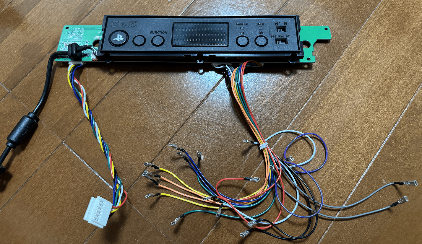 ファイティングスティックα ＋改造ボタン増設＋ボタン