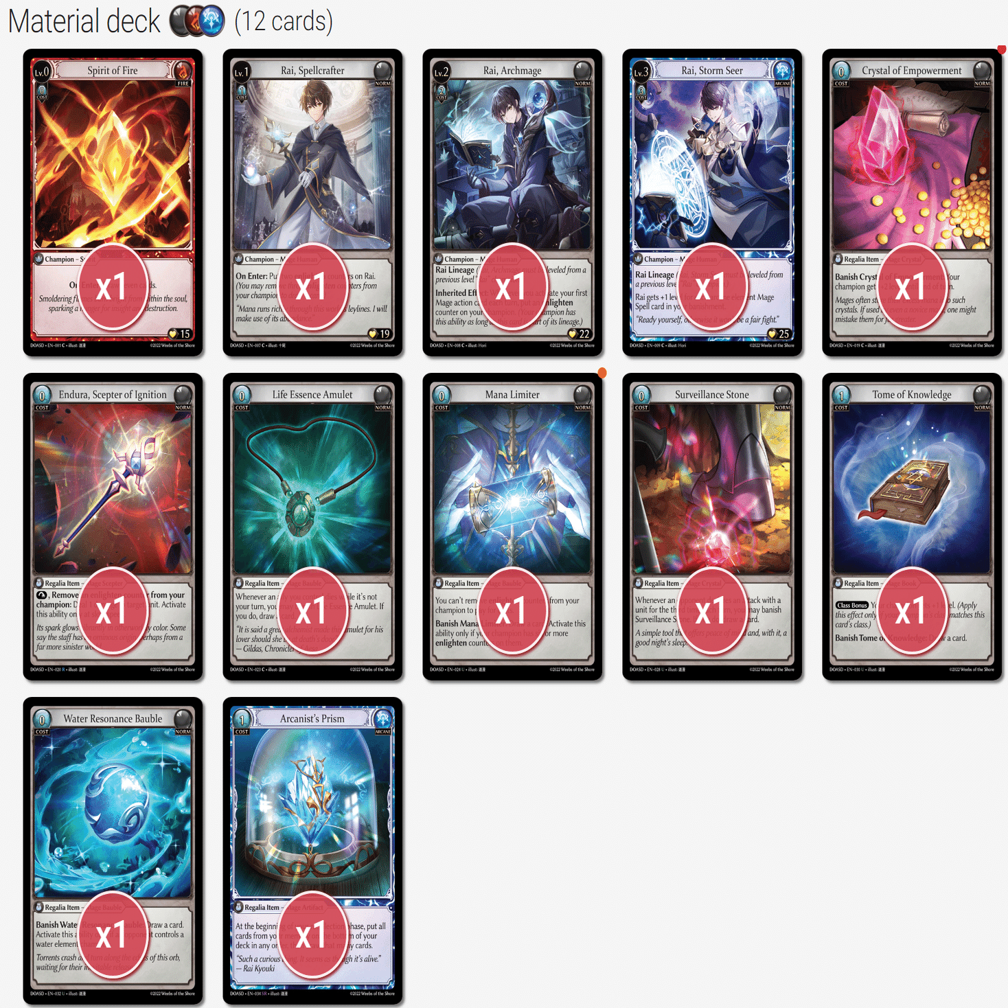 Starting Out: Grand Archive Vol. 2 - Rai Starter Deckについて｜るい