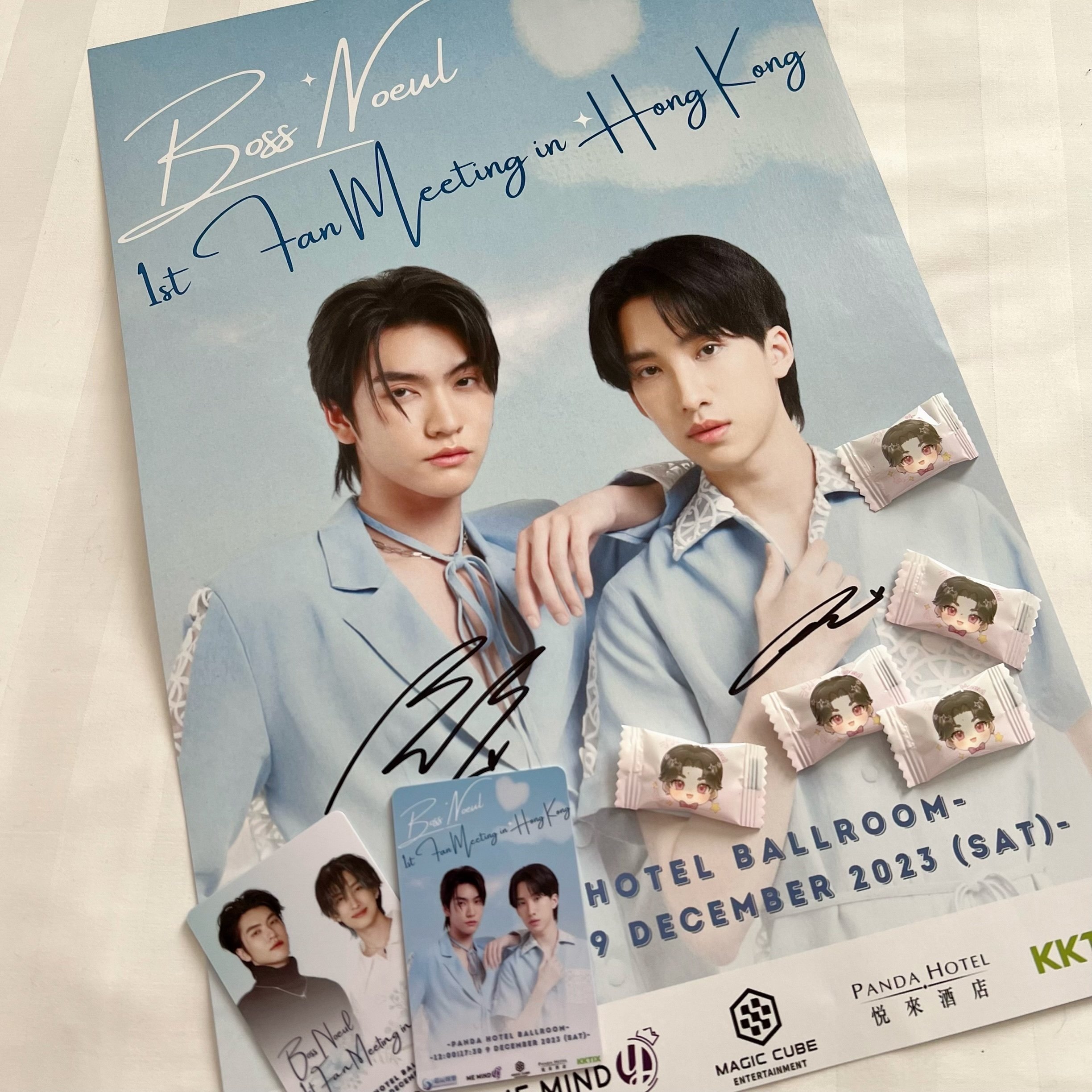 【サイン付き】Winwin FANCON IN HONGKONGポスター 課金♾️】BossNoeul FM in HongKong｜xue_hima