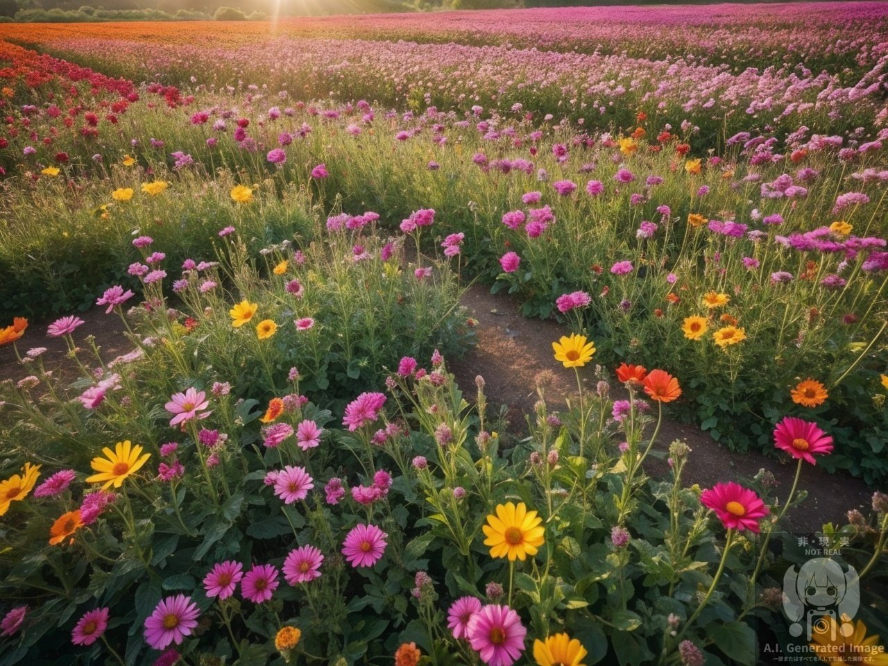 お花畑の魔法（呪文）｜Catapp-Art3D