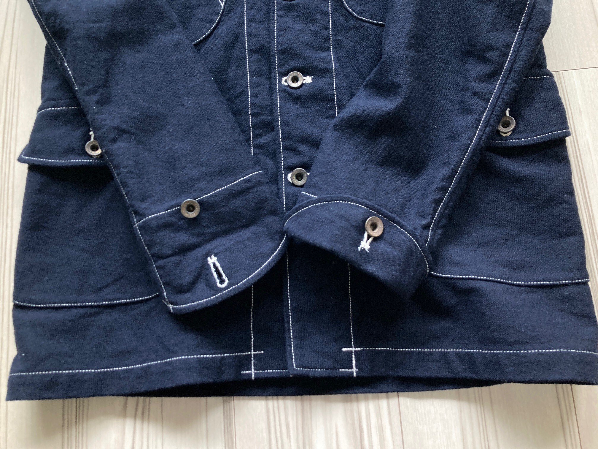 Raglan sleeve denim coat 【デニム コート】 color ID / SAKURA