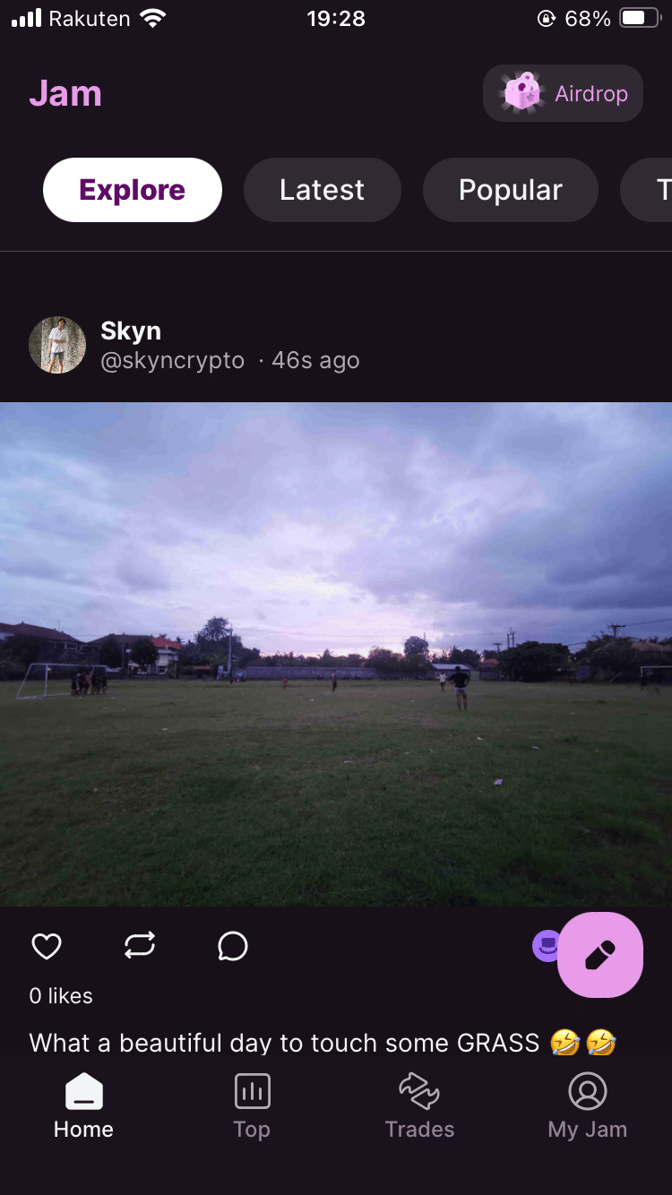 前編】Farcasterのjamをwarpcast初心者がやってみた|面白さと注意点｜ねじまき鳥/OSAWARI