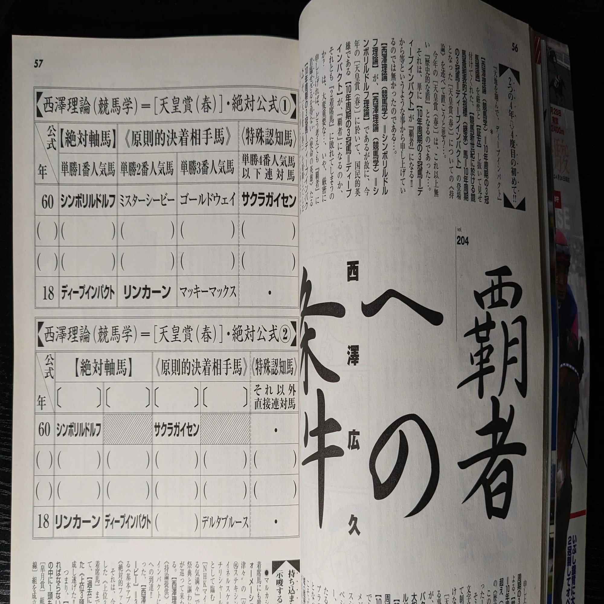 第169回 天皇賞(春)｜reiwa_blackout