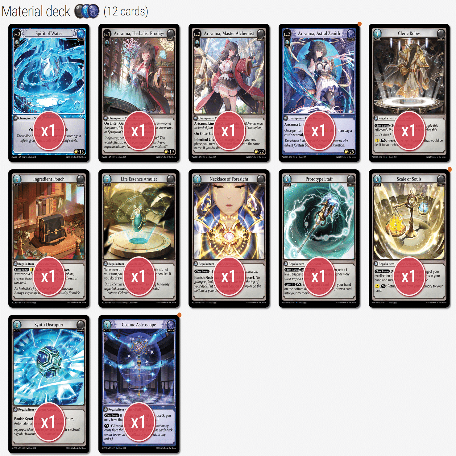 Starting Out: Grand Archive Vol. 3 - Arisanna Starter Deckについて