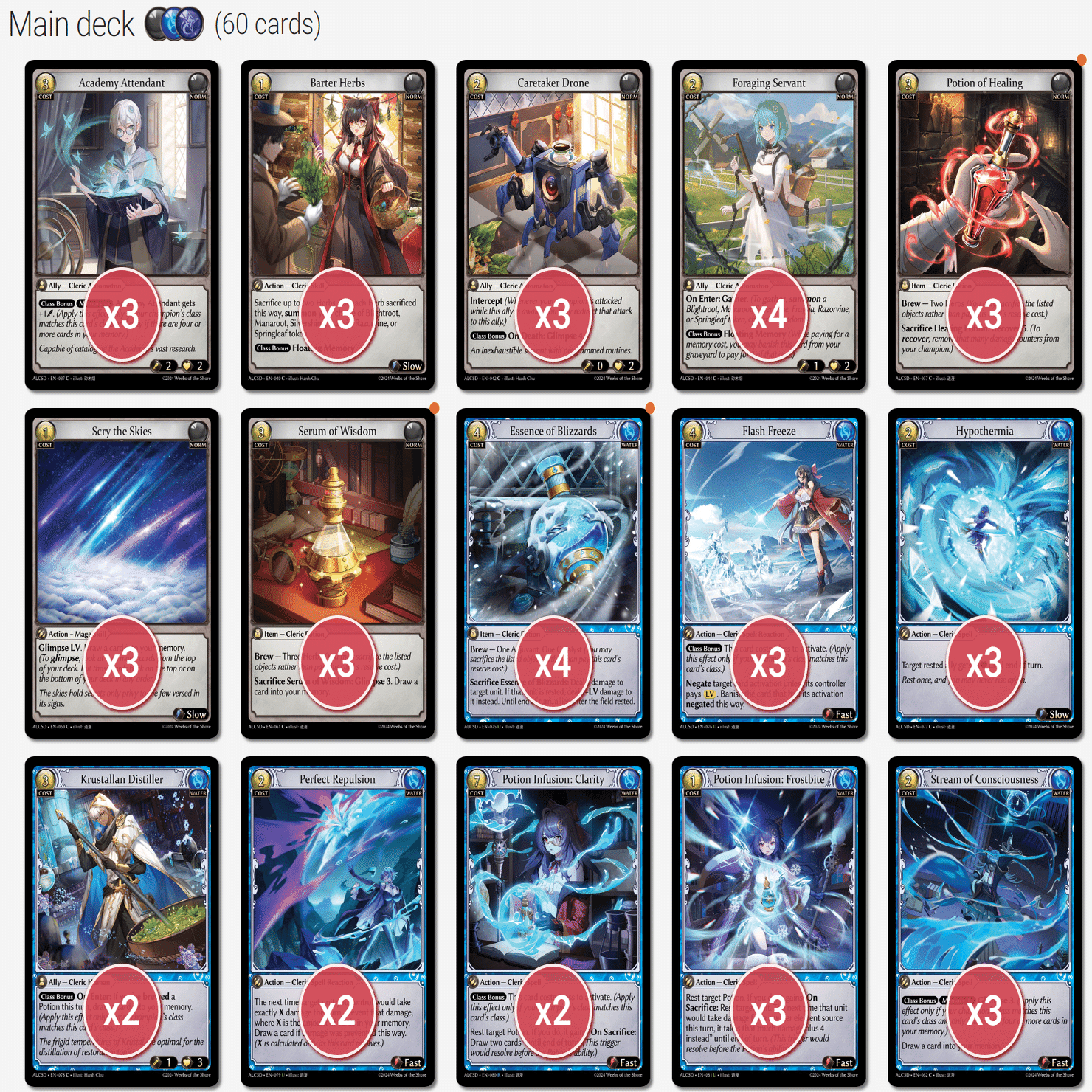 GRAND ARCHIVE Arisanna CSR LV1～3 セット Starting Out: Grand Archive Vol. 3 - Arisanna Starter Deckについて