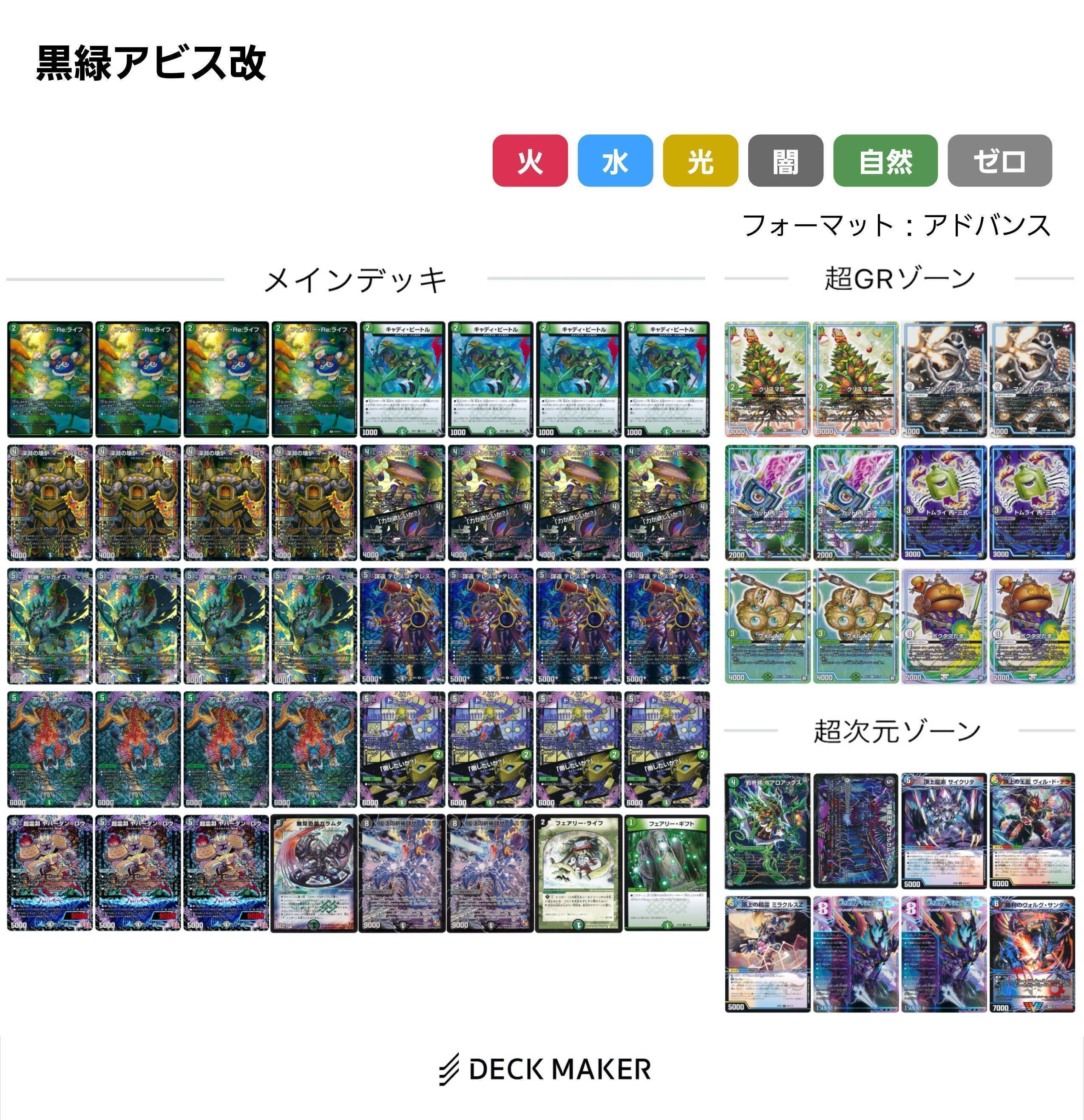 DMGPアドバンス使用 黒緑アビス振り返り|空論's GATE|圧敗 DMGPアドバンス使用 黒緑アビス振り返り|空論's GATE|圧敗