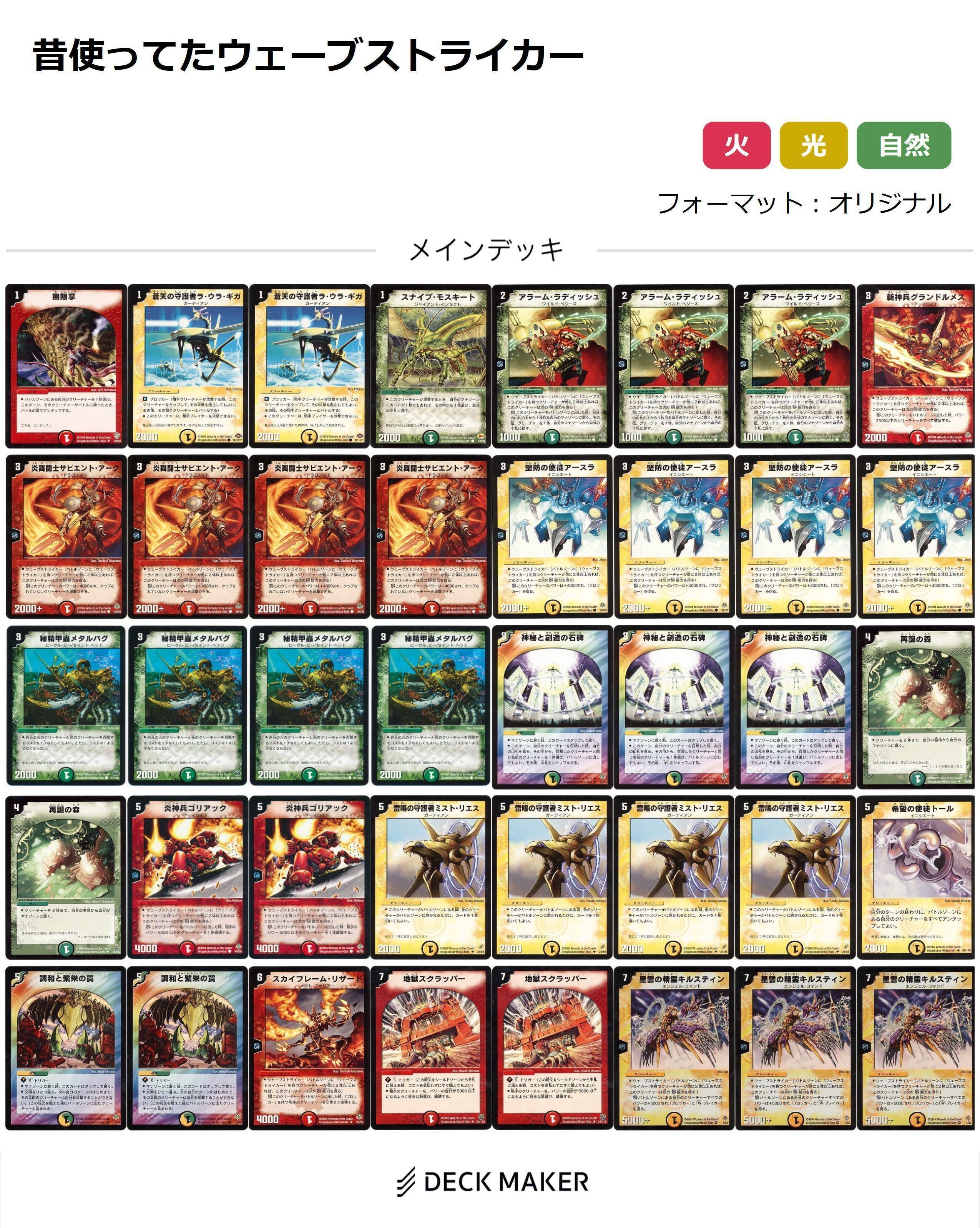 【CS入賞構築】巨大天門 デュエマ 巨大天門 CS優勝構築 flat-工房参考