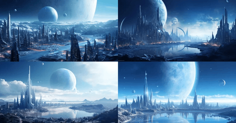 神秘的な未来都市：Midjourneyプロンプト｜AI情報誌 KENTO