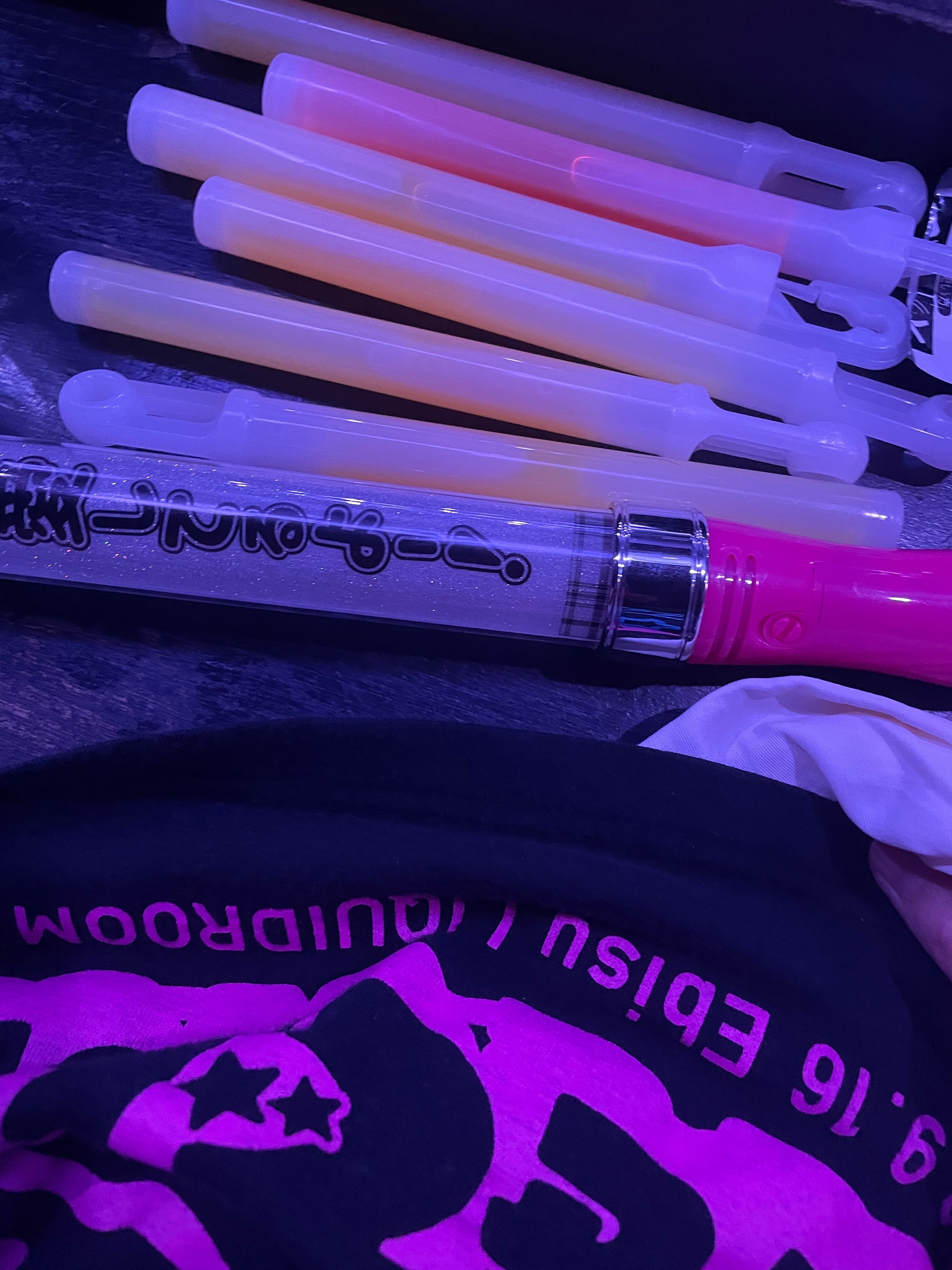 ①Pile、でんぱ組、乃木坂、キンブレ サイリウム