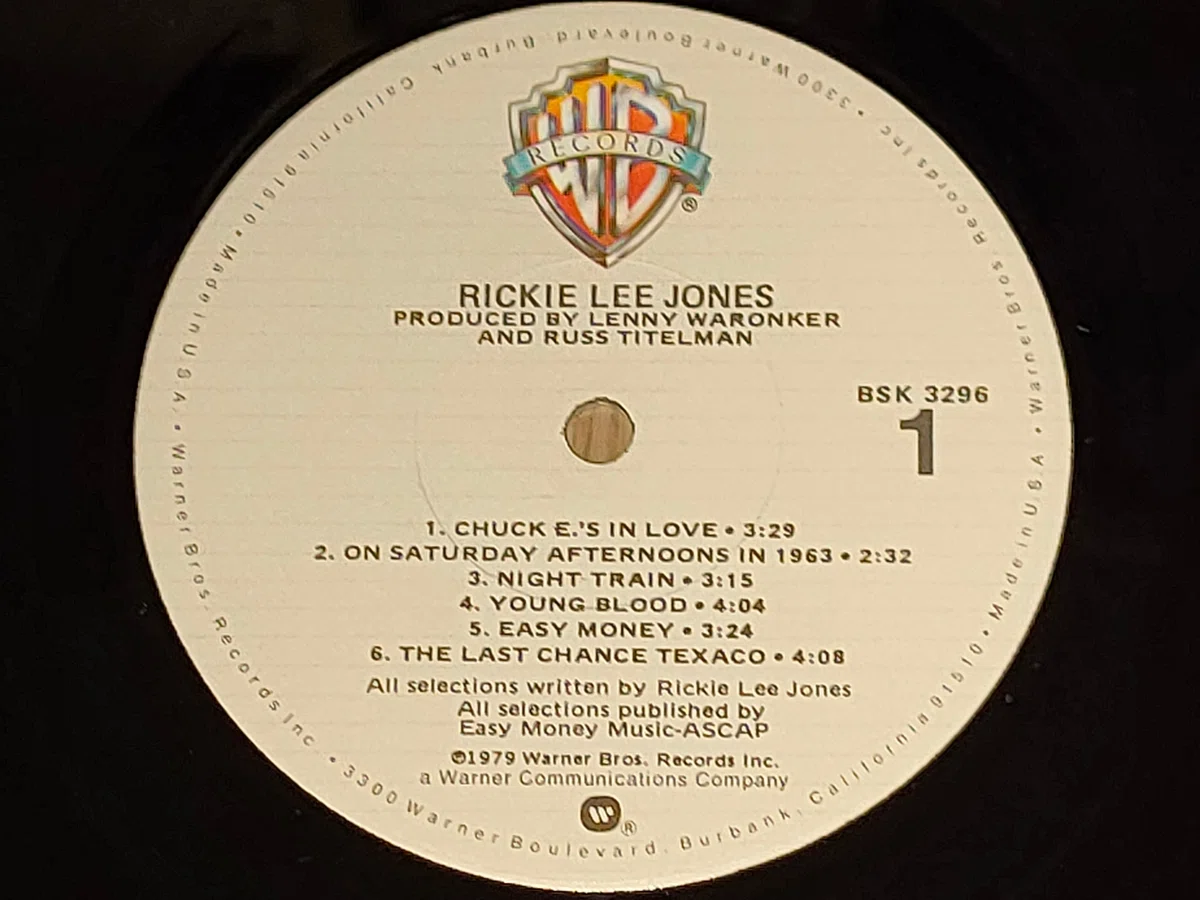 Rickie Lee Jones】(1979) 自由奔放な才女の若きポートレート｜よっしー