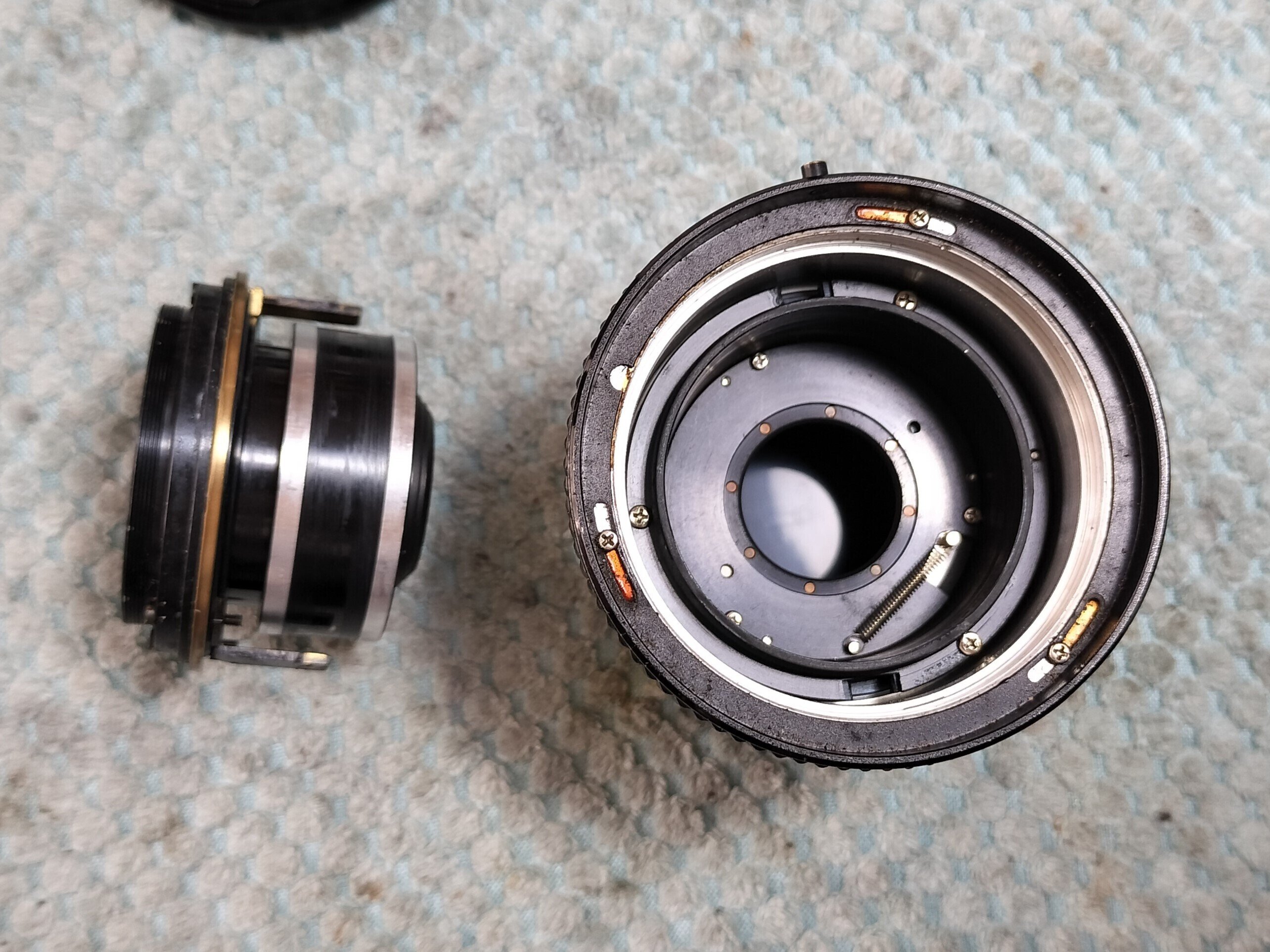 整備品　Canon FD 35mm f2 S.S.C. 凹レンズ最小絞り16 Canon FD 35mm F2 SSC Concave の分解｜フィルムカメラ修理の