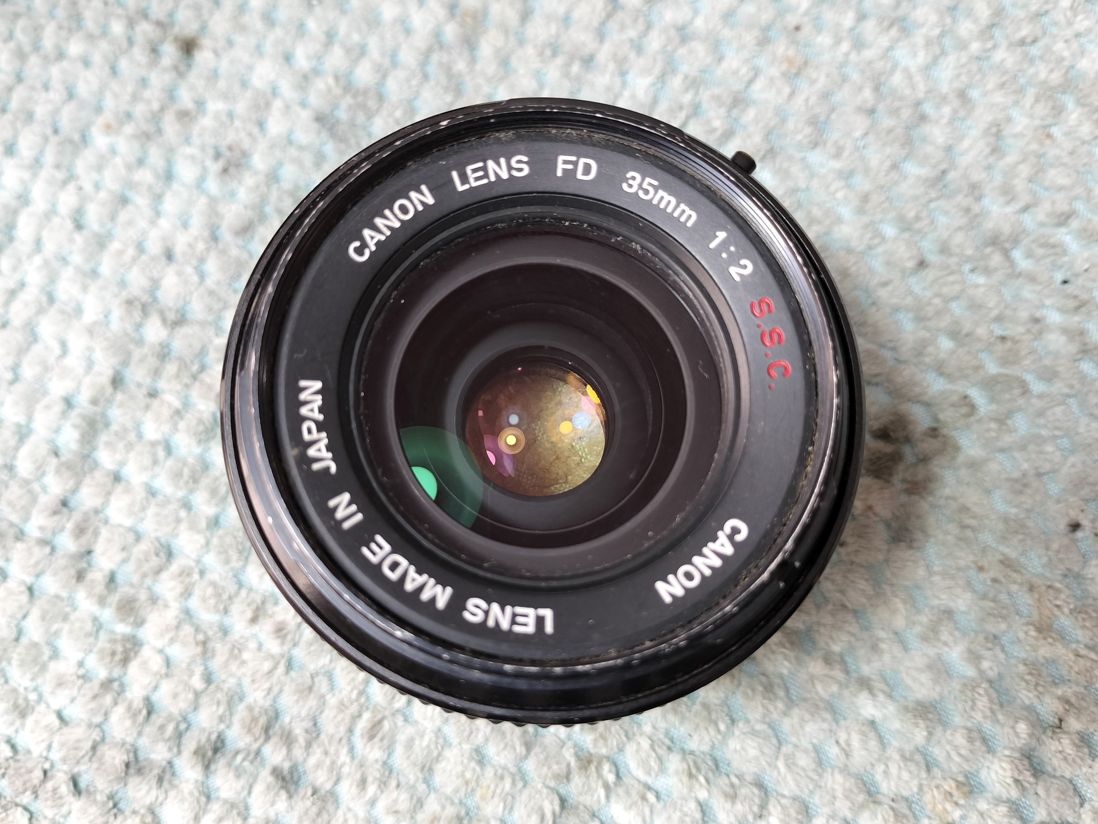 Canon FD 35mm F2 SSC Concave の分解|フィルムカメラ修理の Canon FD 35mm F2 SSC Concave の分解|フィルムカメラ修理の