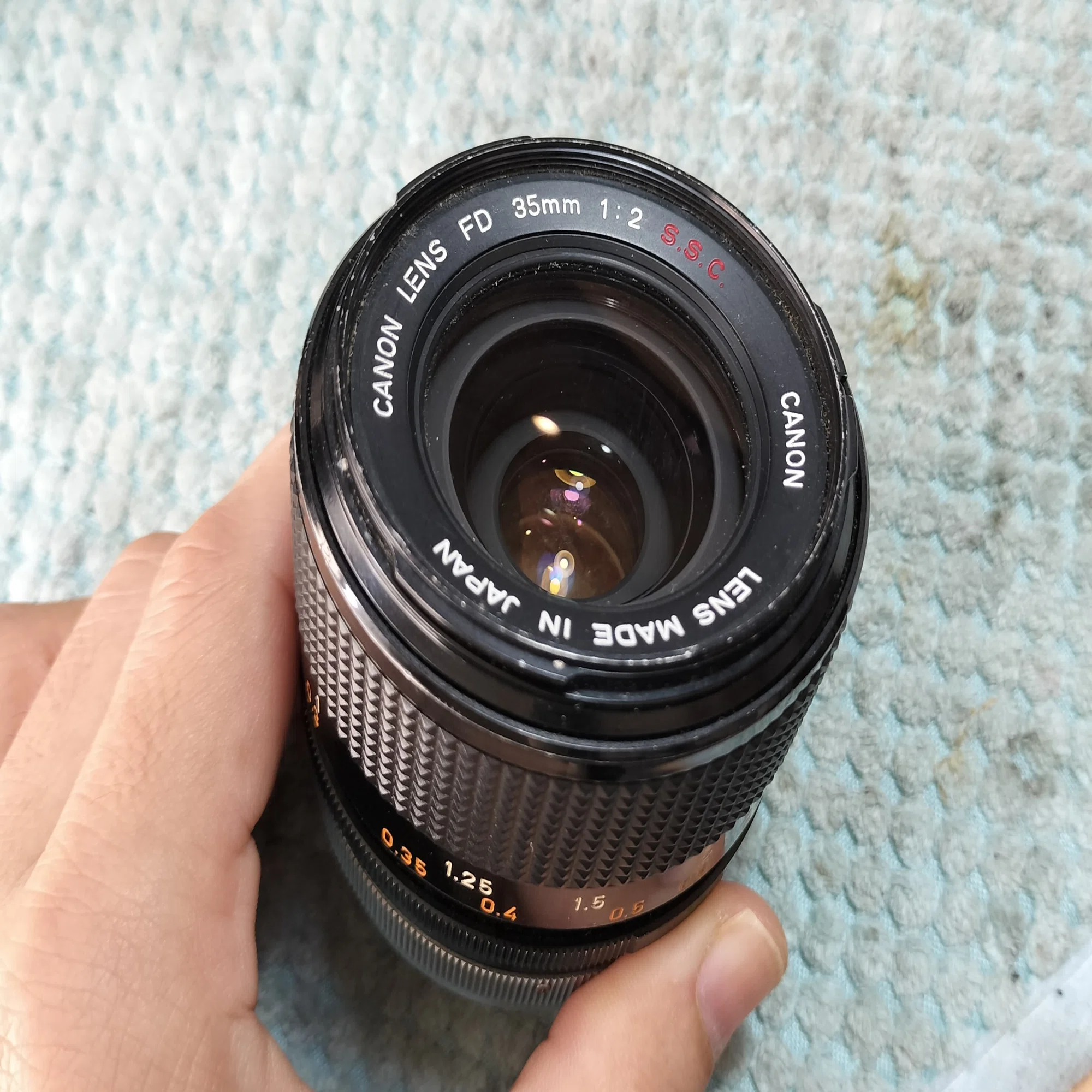 Canon FD 35mm F2 コンカーブ 凹玉の分解｜フィルムカメラ修理のアクア 