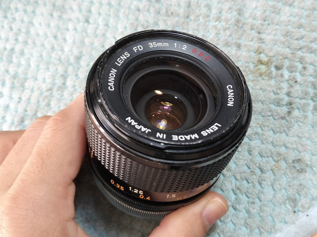 Canon FD 35mm F2 SSC Concave の分解｜フィルムカメラ修理のアクアカメラ 